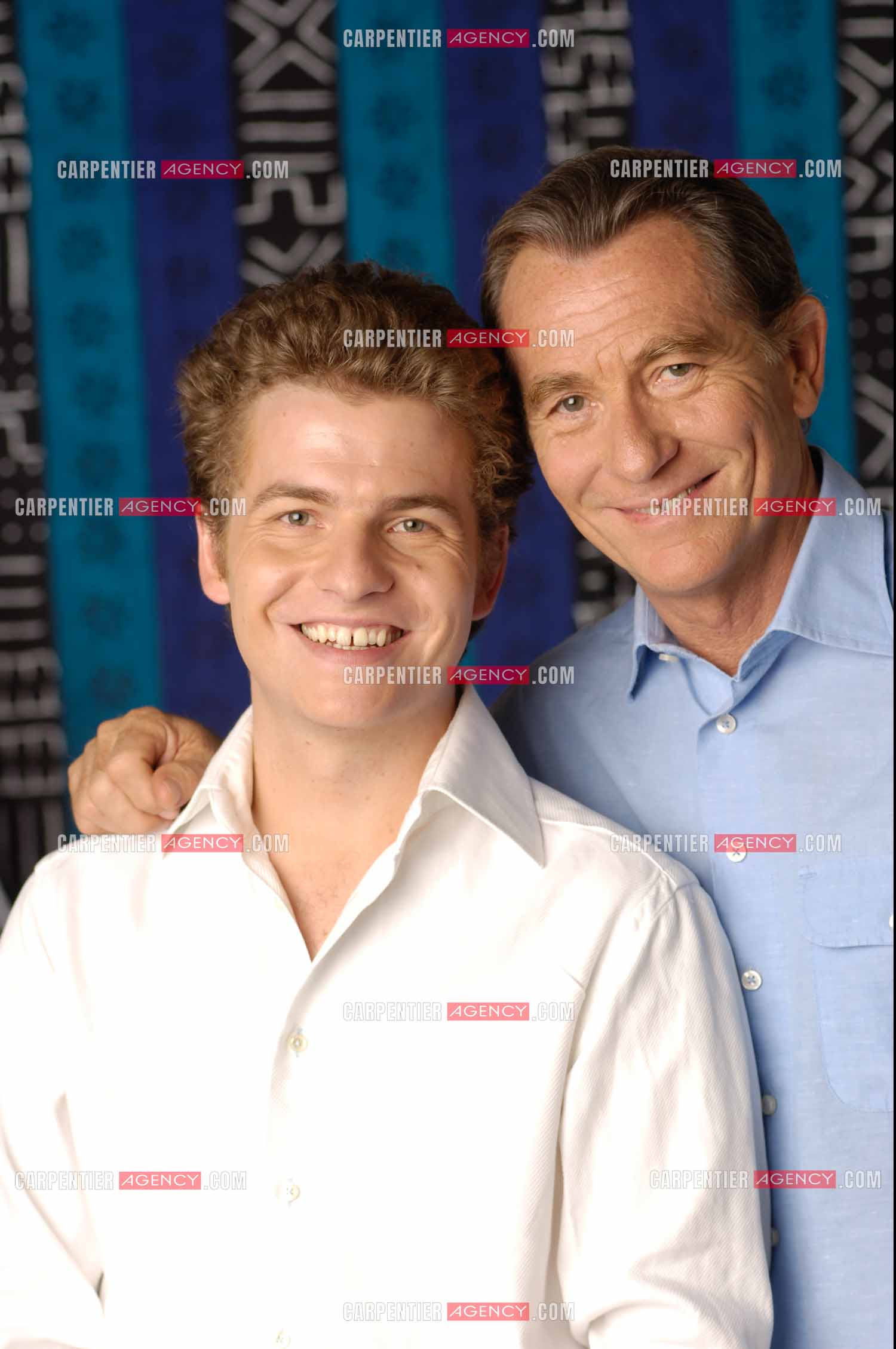 Le journaliste William Leymergie et son fils Gery Leymergie.     ( Exclusif )