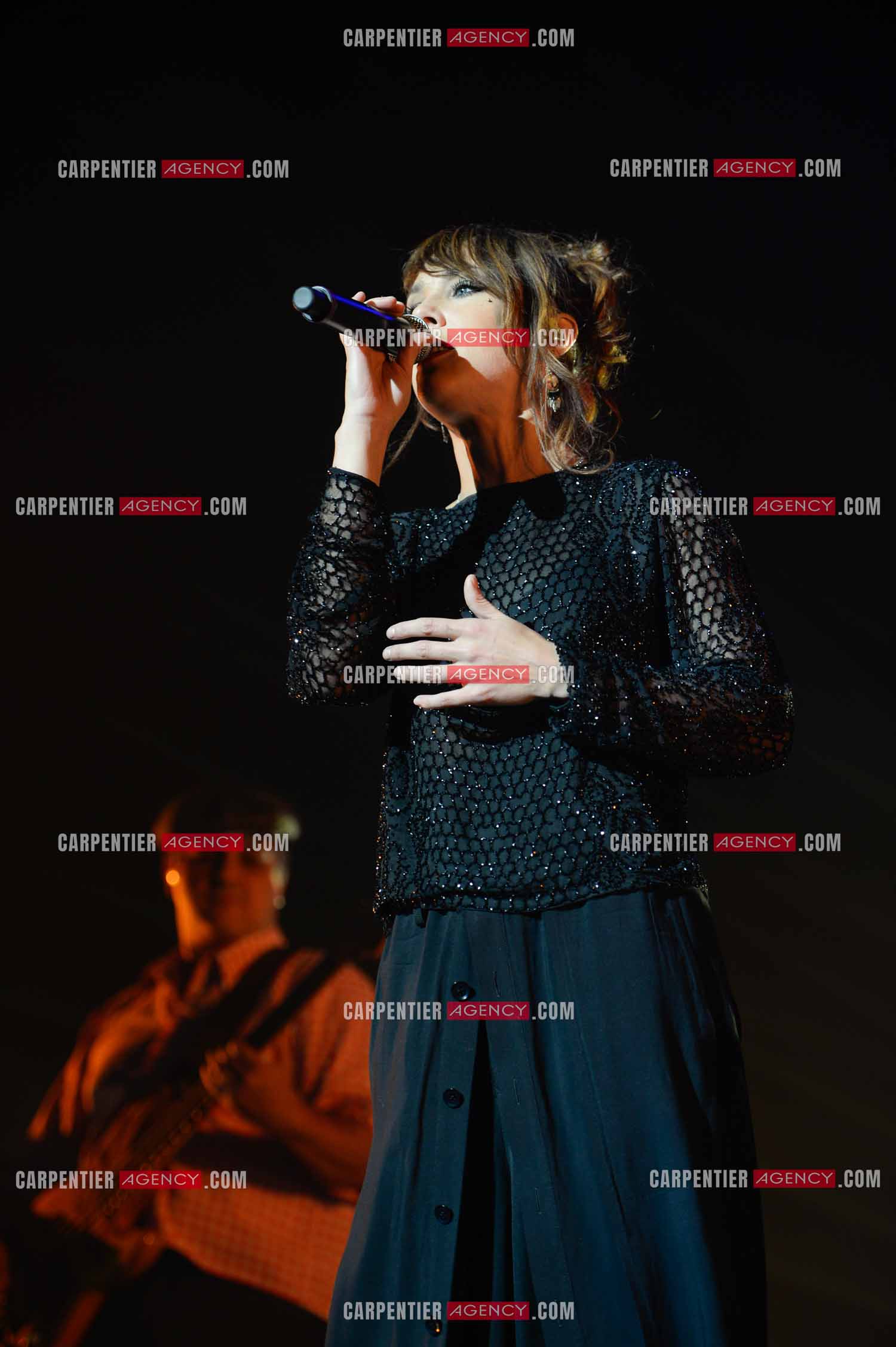 La chanteuse Zaz en concert au Zénith de Paris.    ( Exclusif )