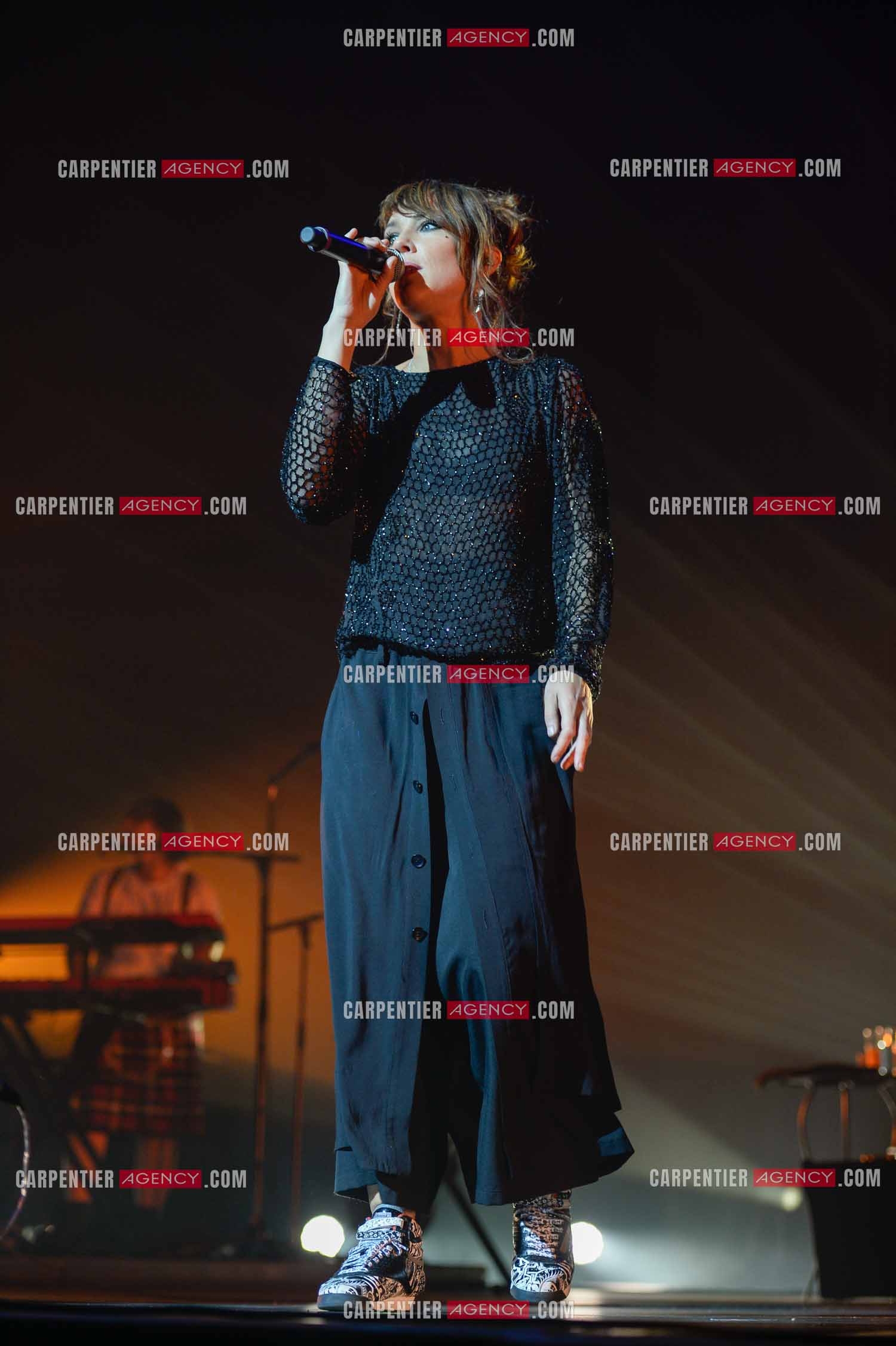 La chanteuse Zaz en concert au Zénith de Paris.    ( Exclusif )