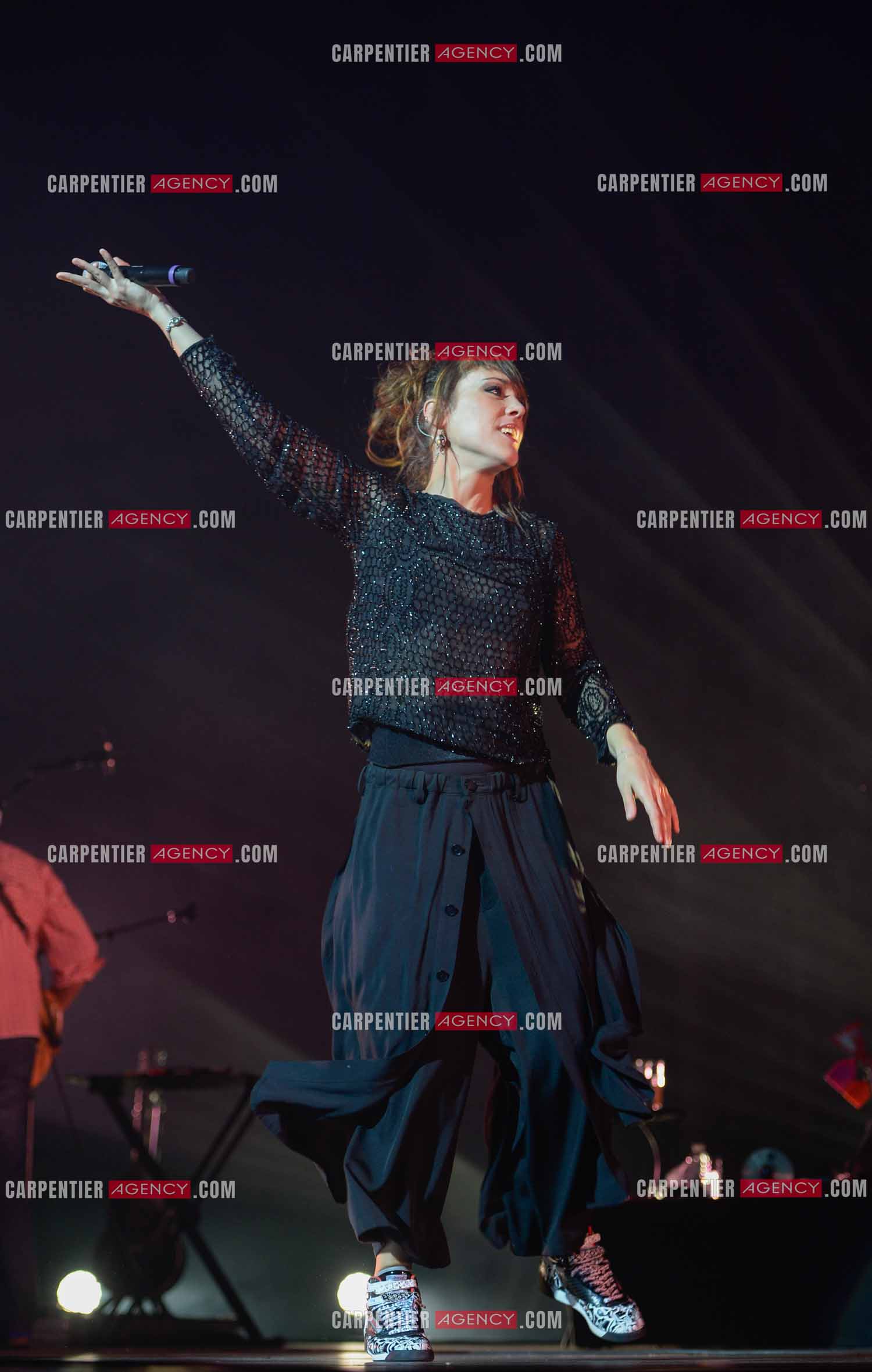La chanteuse Zaz en concert au Zénith de Paris.    ( Exclusif )