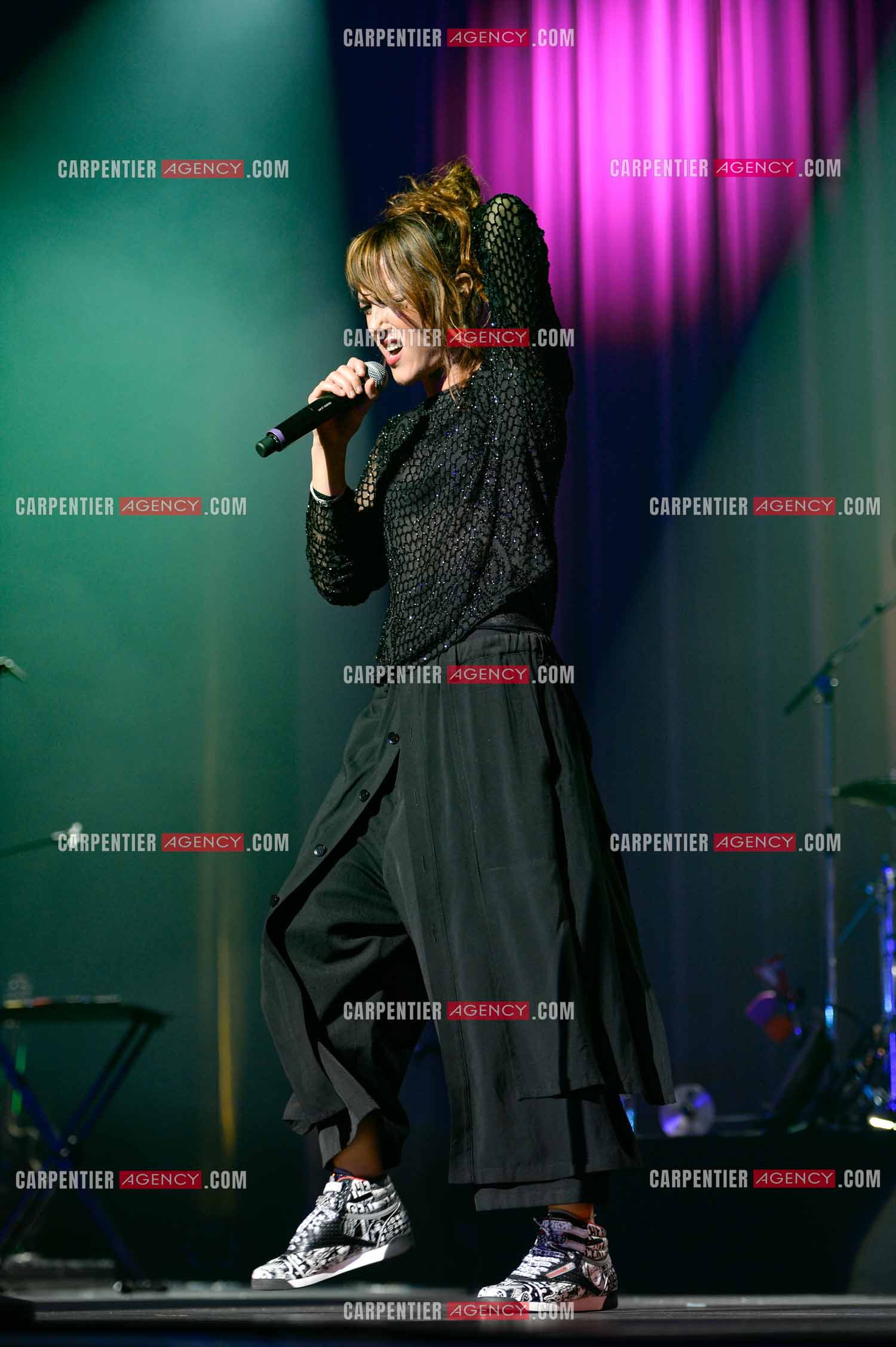 La chanteuse Zaz en concert au Zénith de Paris.    ( Exclusif )