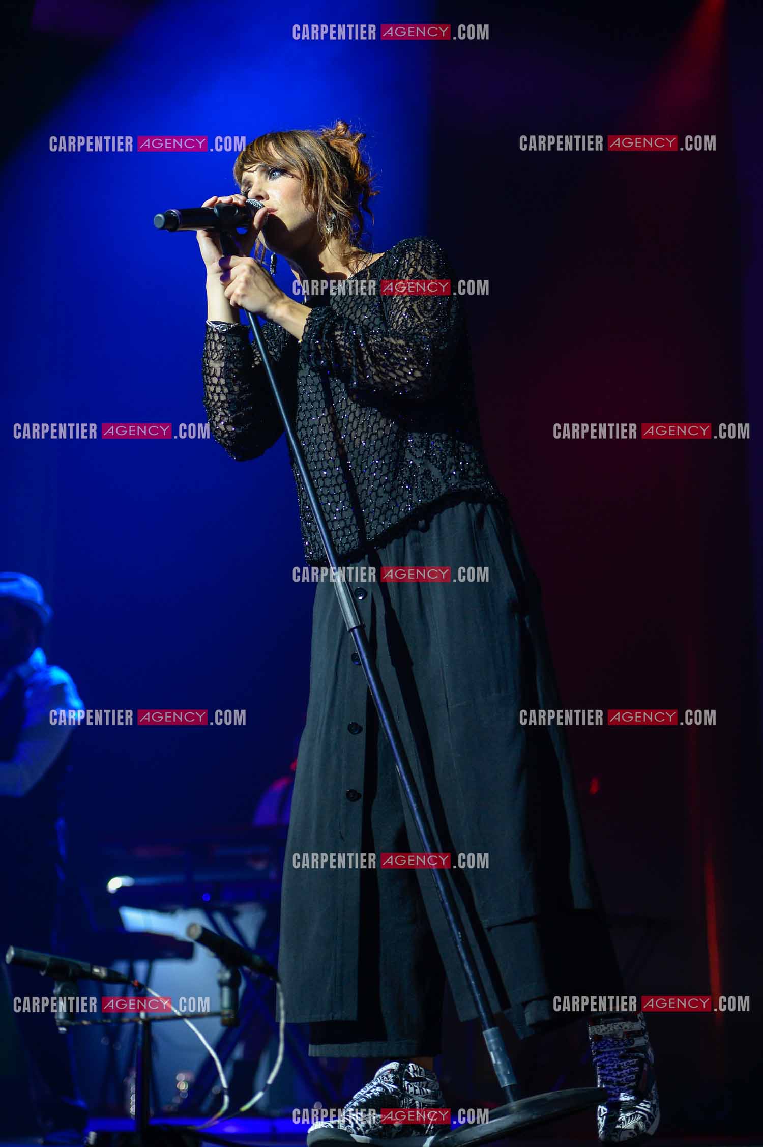 La chanteuse Zaz en concert au Zénith de Paris.    ( Exclusif )