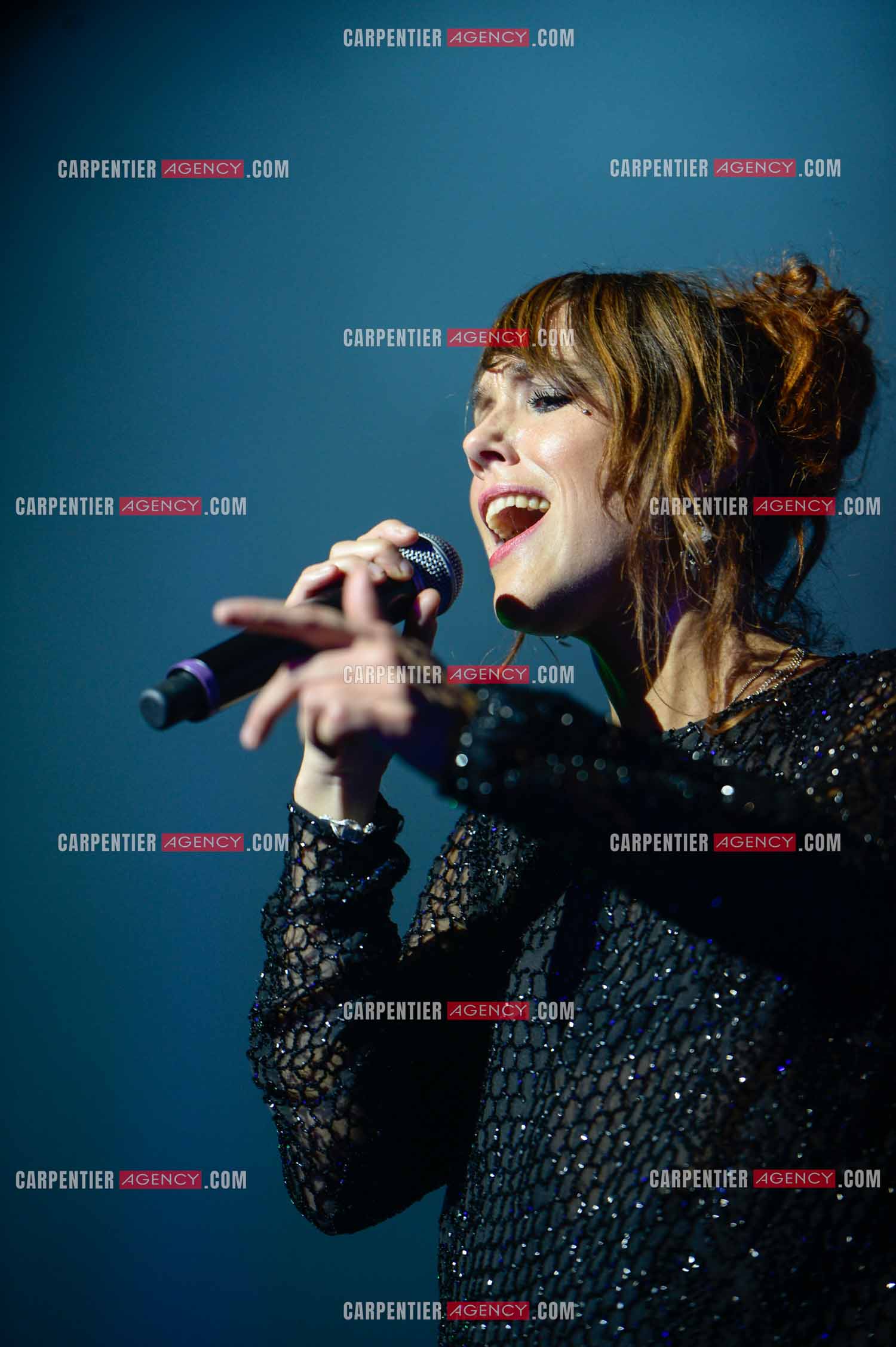 La chanteuse Zaz en concert au Zénith de Paris.    ( Exclusif )