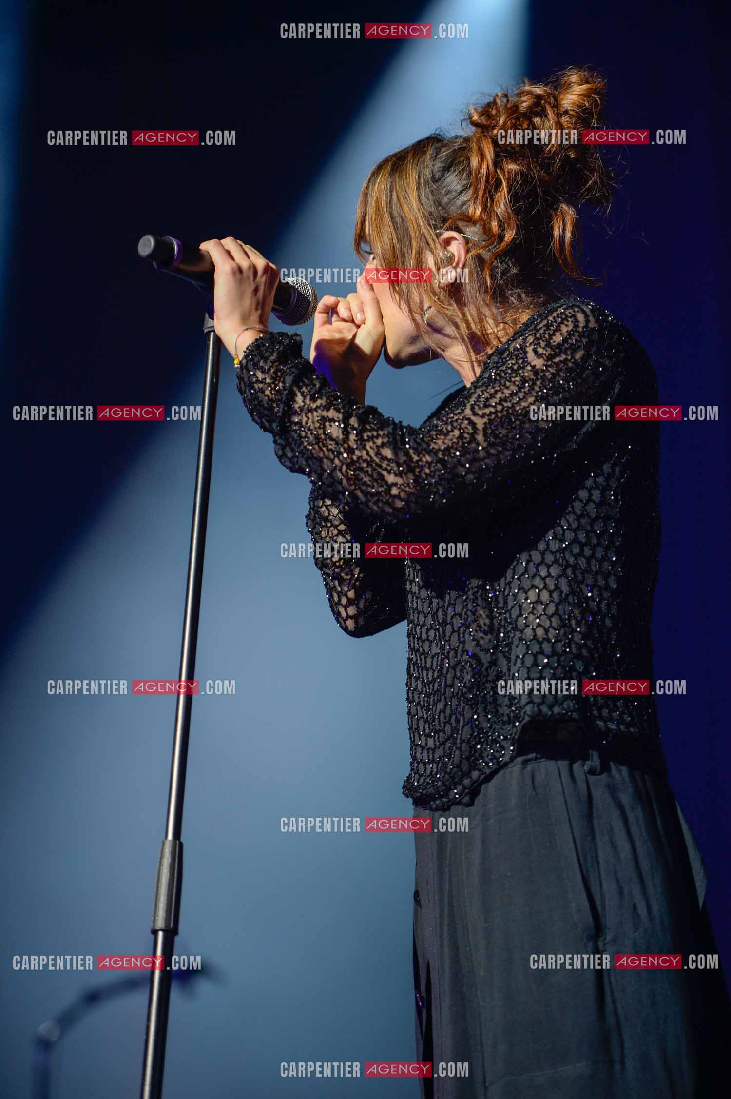 La chanteuse Zaz en concert au Zénith de Paris.    ( Exclusif )