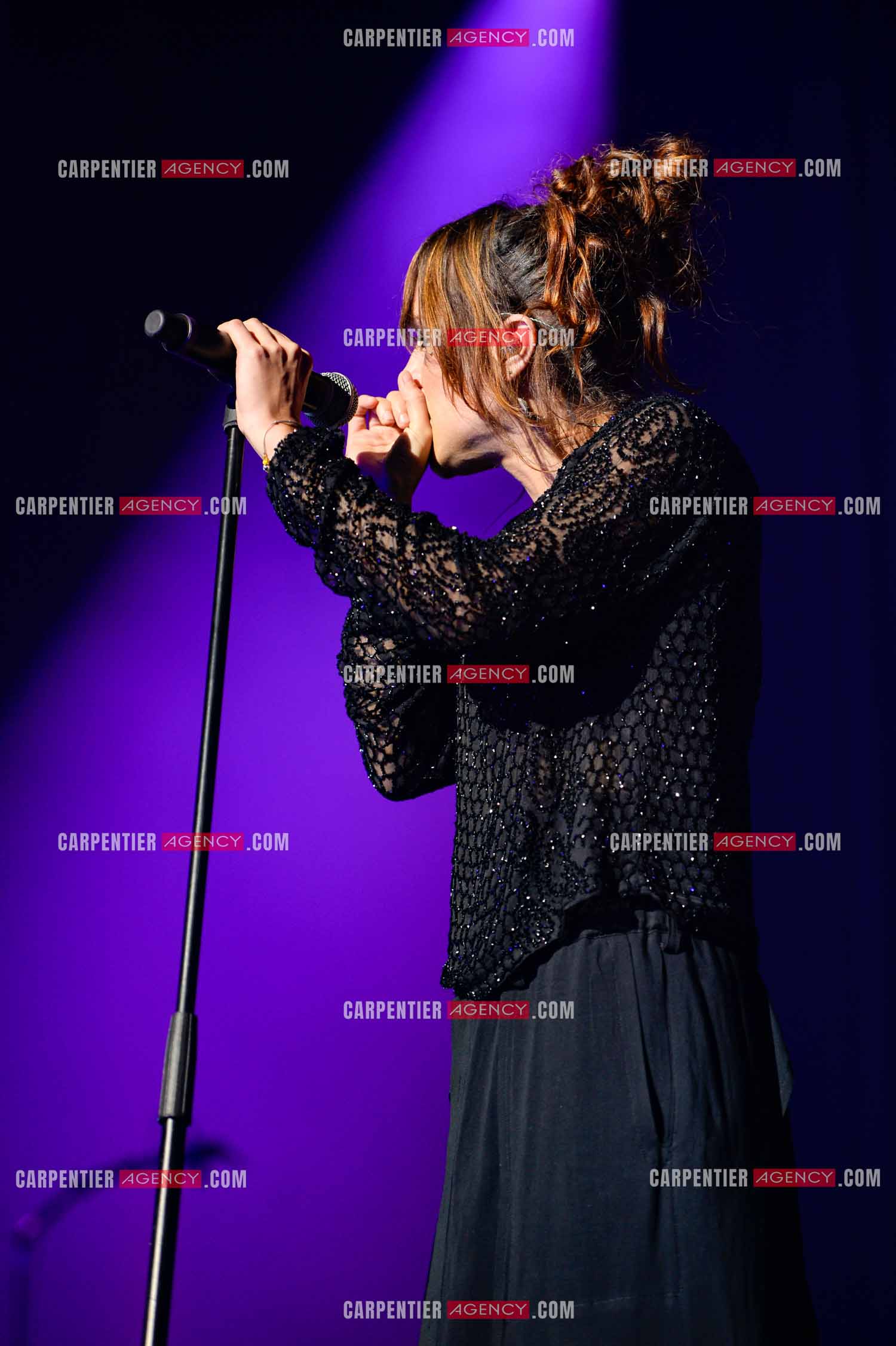 La chanteuse Zaz en concert au Zénith de Paris.    ( Exclusif )