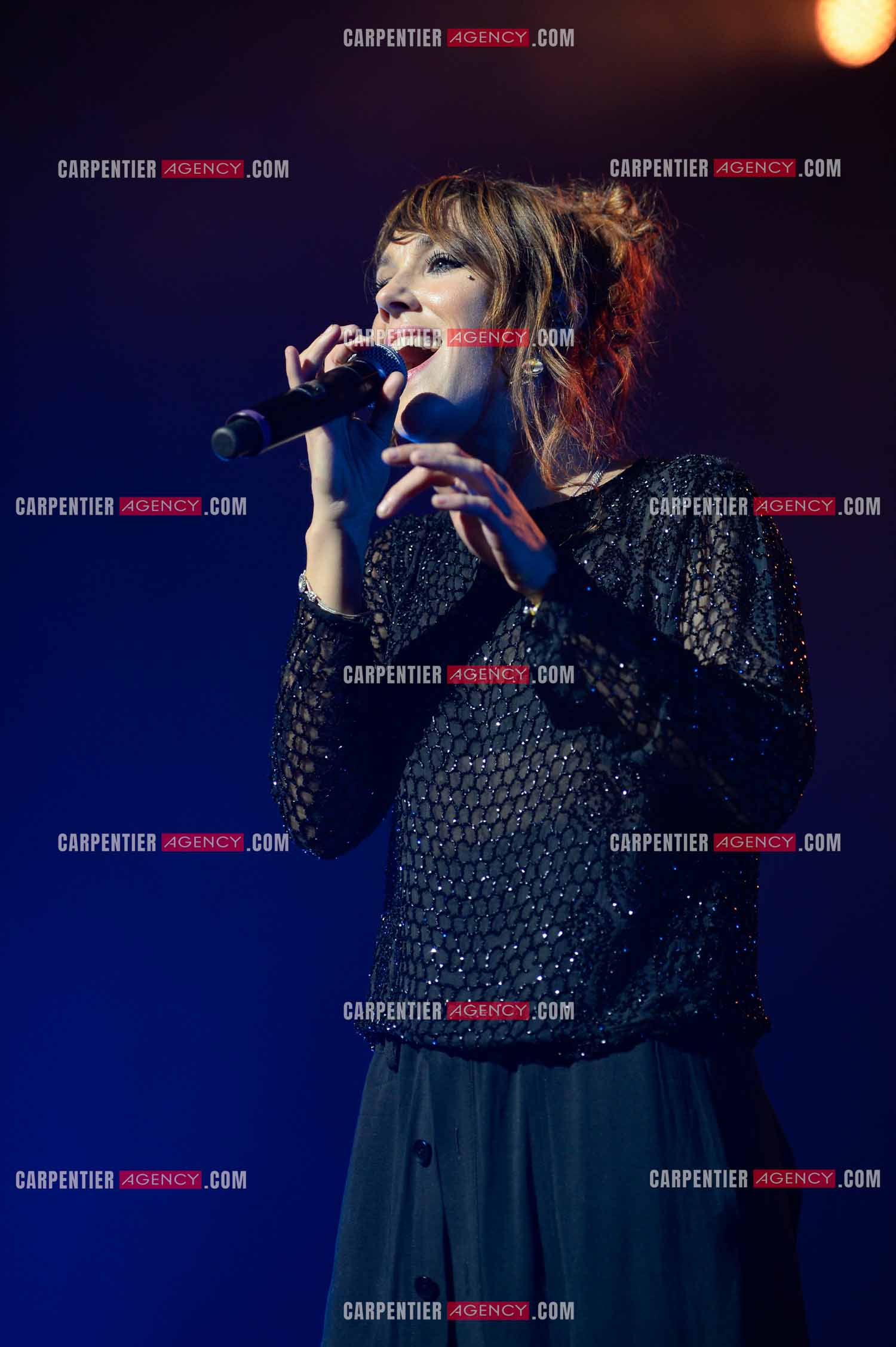 La chanteuse Zaz en concert au Zénith de Paris.    ( Exclusif )