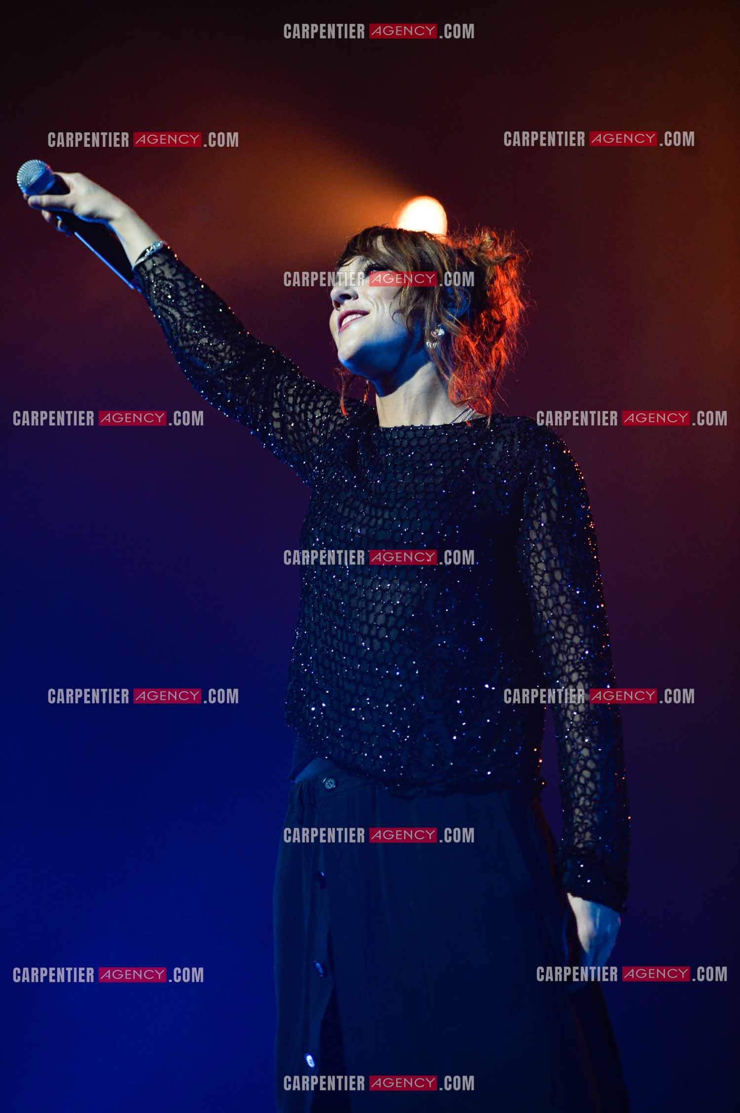 La chanteuse Zaz en concert au Zénith de Paris.    ( Exclusif )