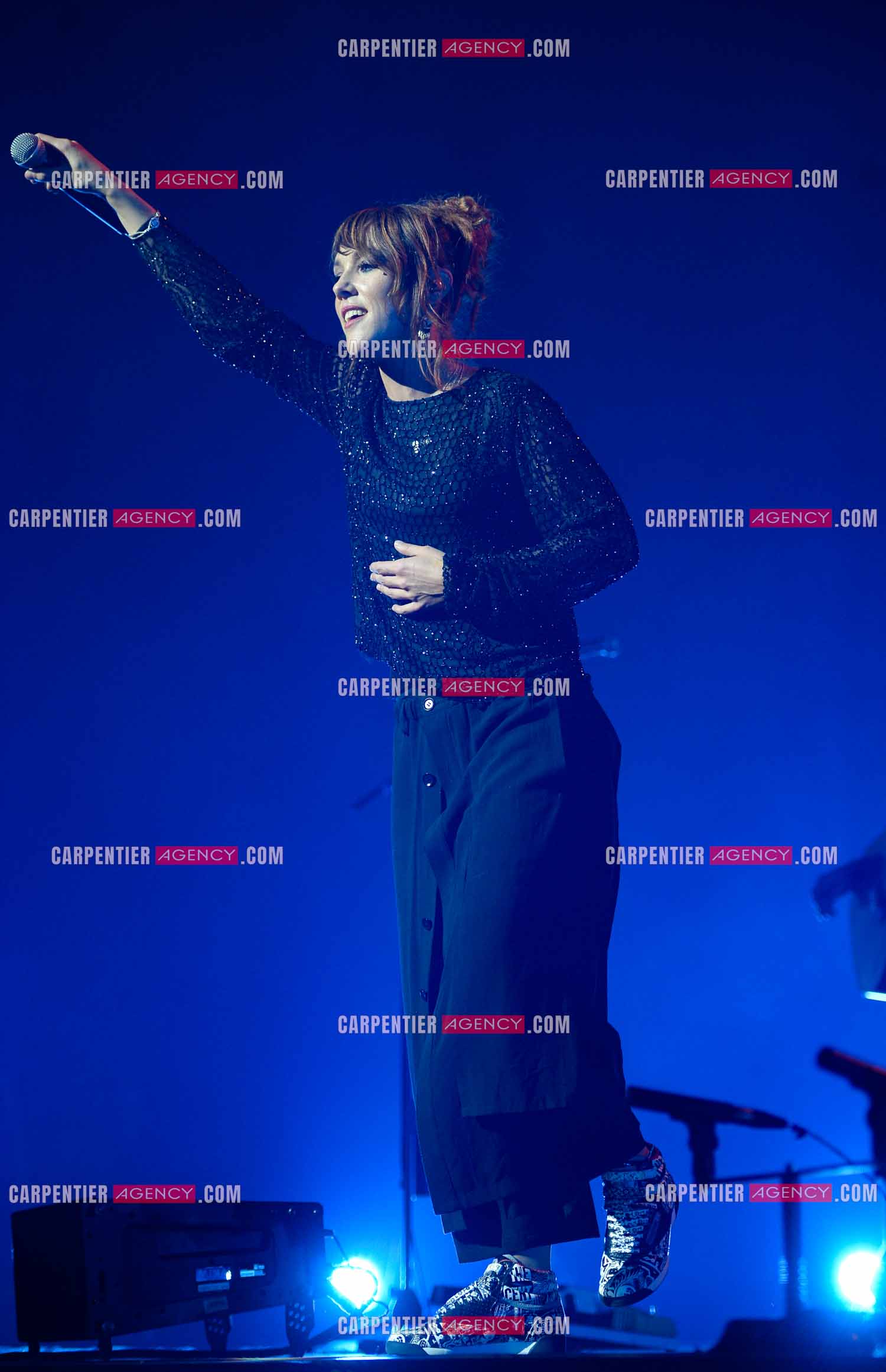 La chanteuse Zaz en concert au Zénith de Paris.    ( Exclusif )