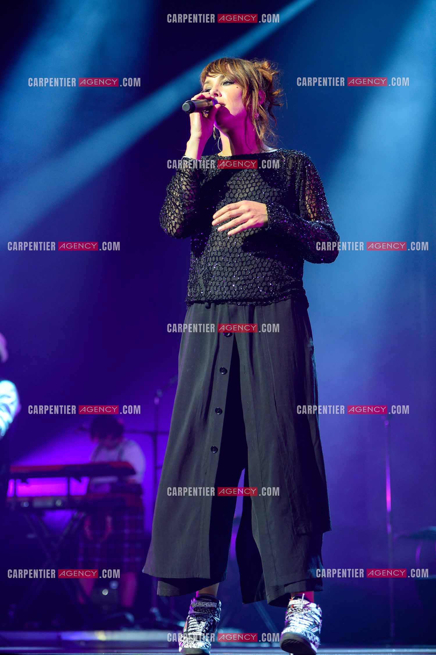 La chanteuse Zaz en concert au Zénith de Paris.    ( Exclusif )