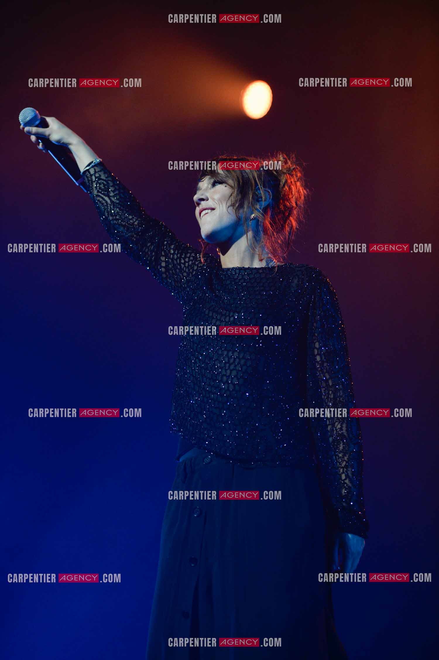 La chanteuse Zaz en concert au Zénith de Paris.    ( Exclusif )