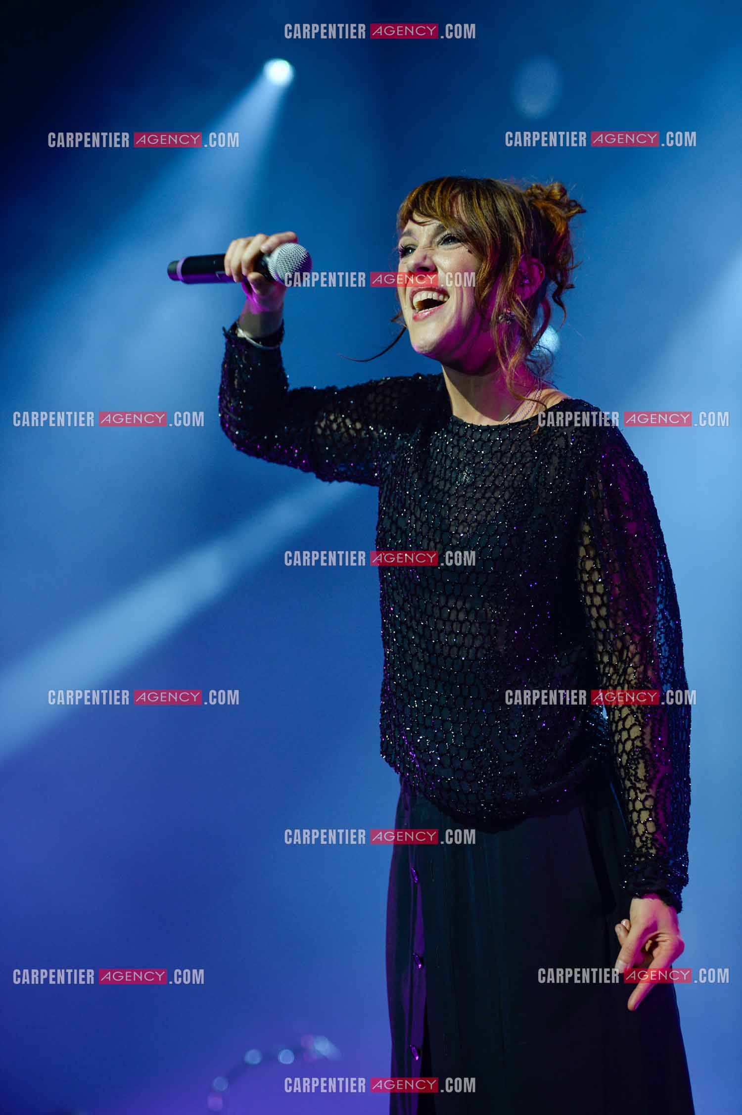 La chanteuse Zaz en concert au Zénith de Paris.    ( Exclusif )