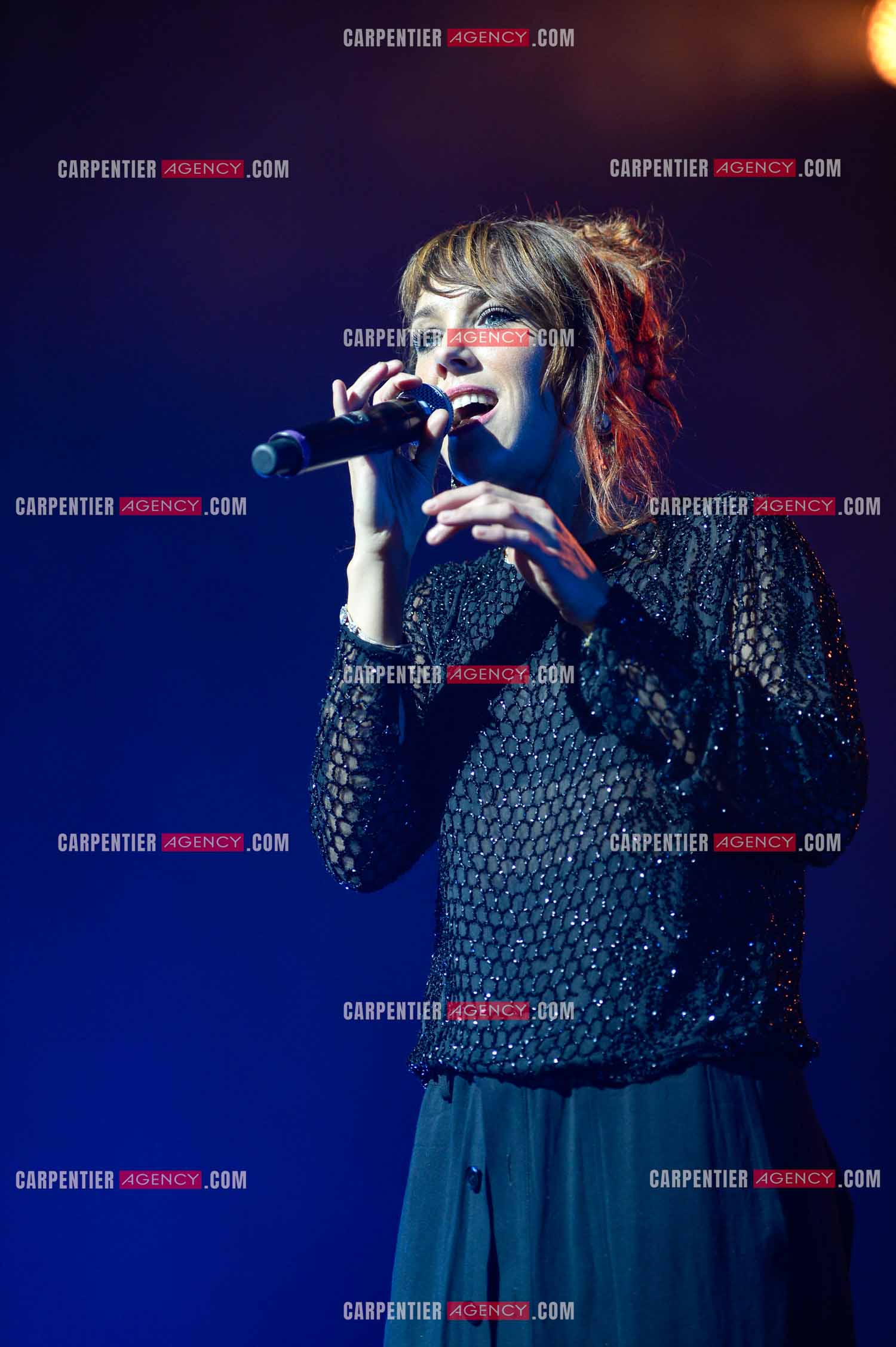 La chanteuse Zaz en concert au Zénith de Paris.    ( Exclusif )