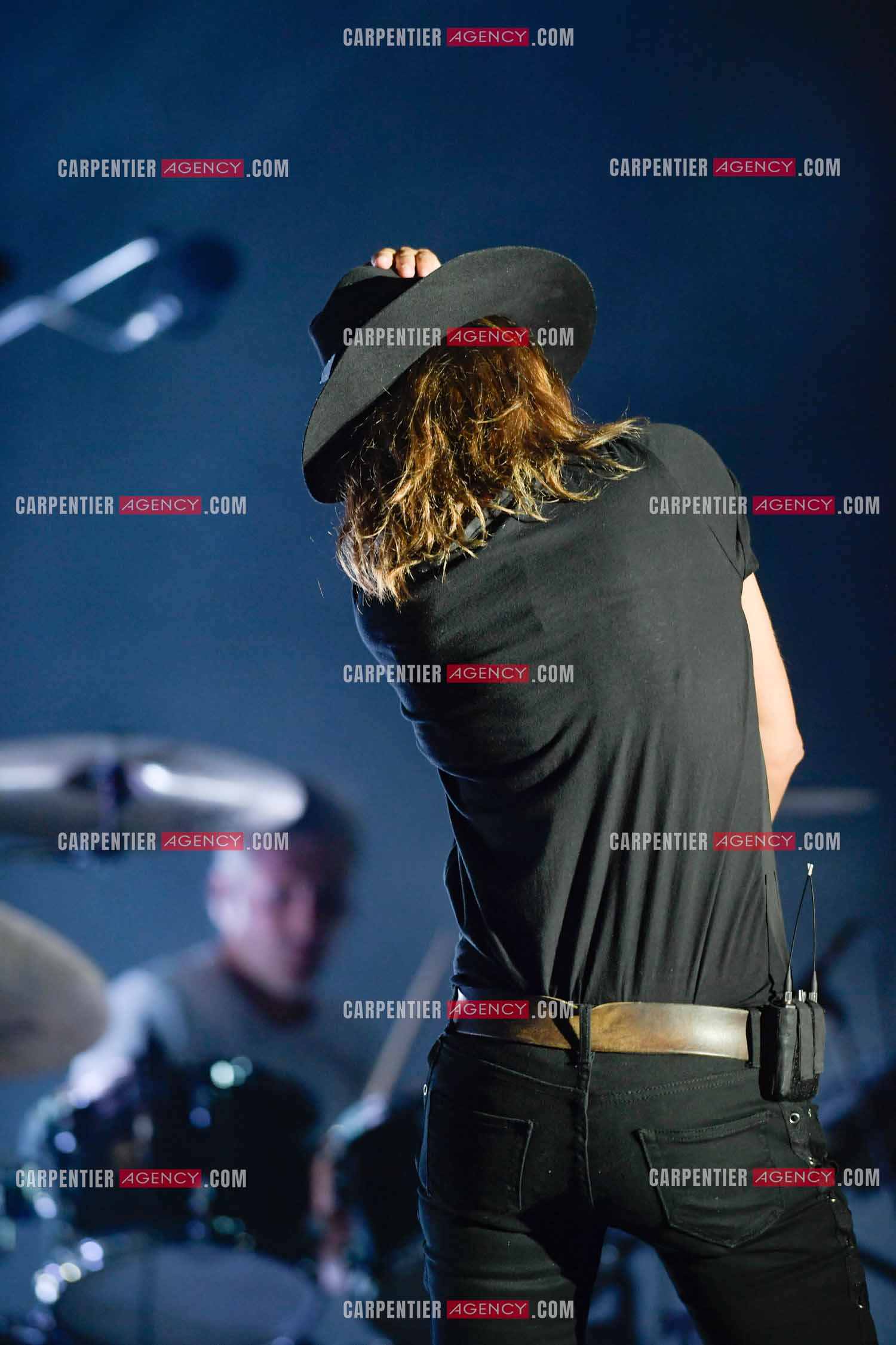 La chanteuse Zazie lors de sa tournée “ ZAZIE L'ESSENCIEL “ le 26 Juillet 2019. ( Exclusif )