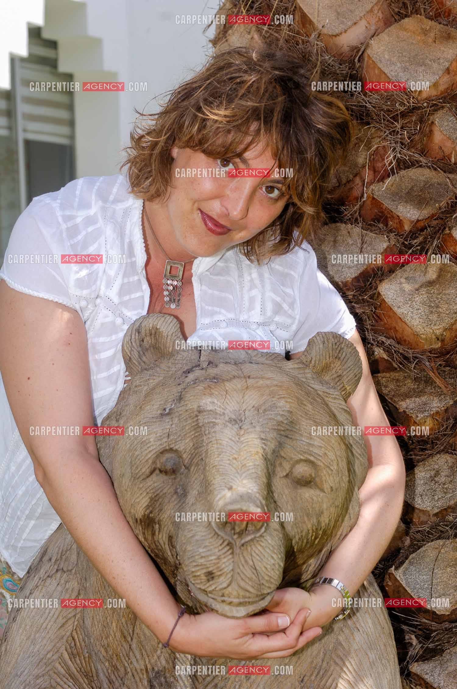 L'animatrice et productrice Virginie Foucault lors du Trophémina de Djerba. ( Exclusif )