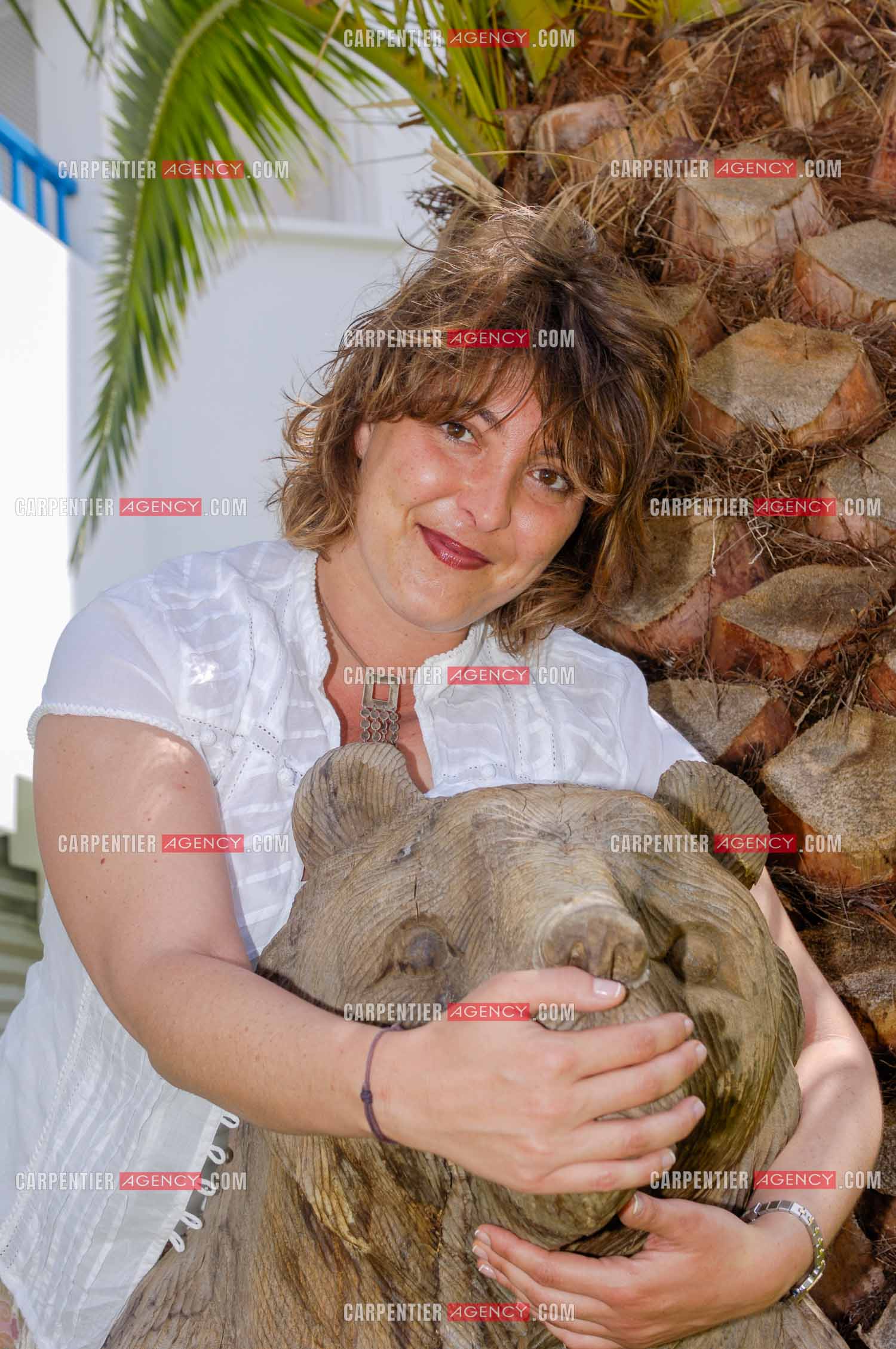 L'animatrice et productrice Virginie Foucault lors du Trophémina de Djerba. ( Exclusif )