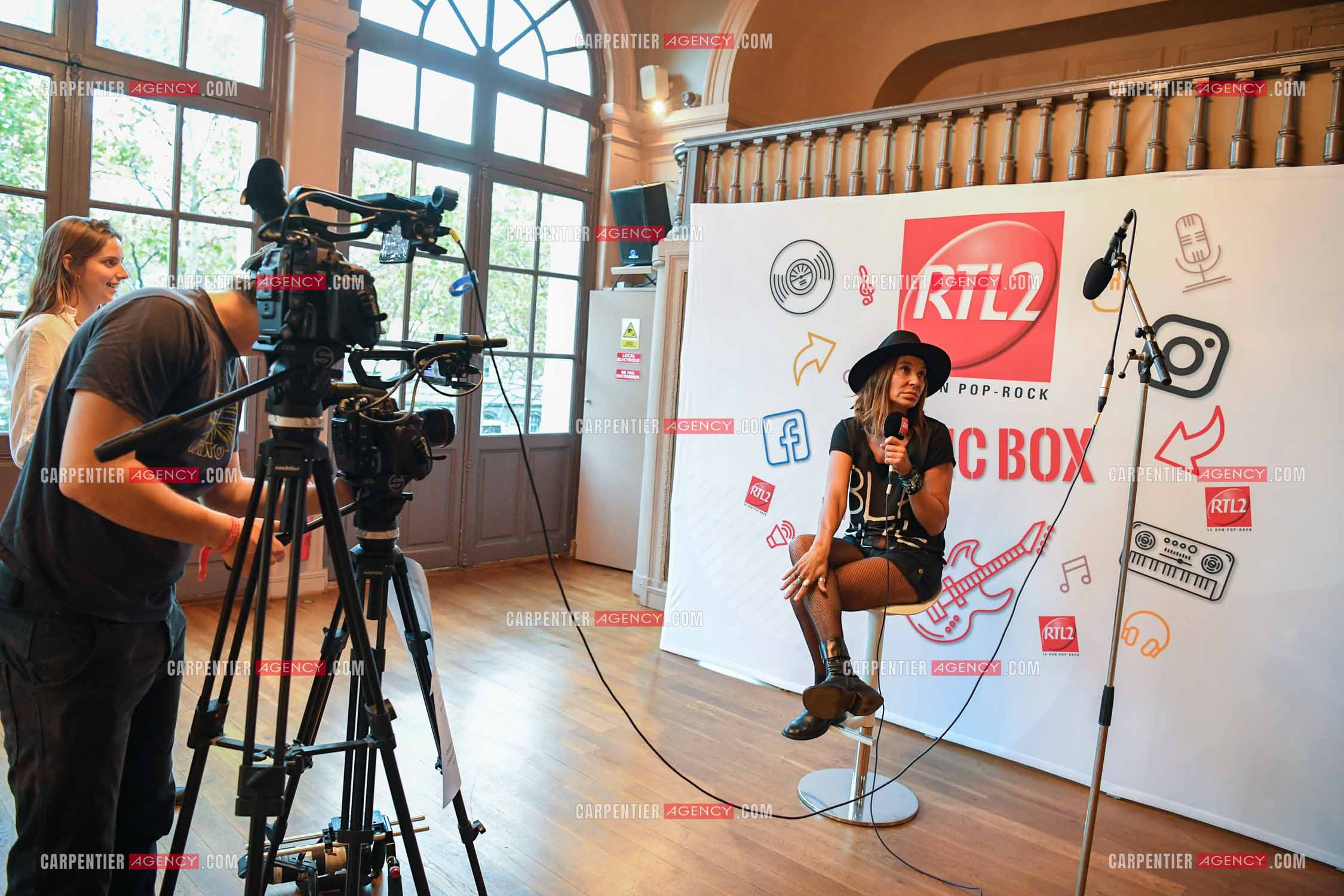 Concert au TRIANON “ POP-ROCK LIVE “ organisé par RTL2 le 05 Octobre 2018 à Paris. La chanteuse Zazie.                                   ( Exclusif )                                Collection complète sur le site www.carpentieragency.com