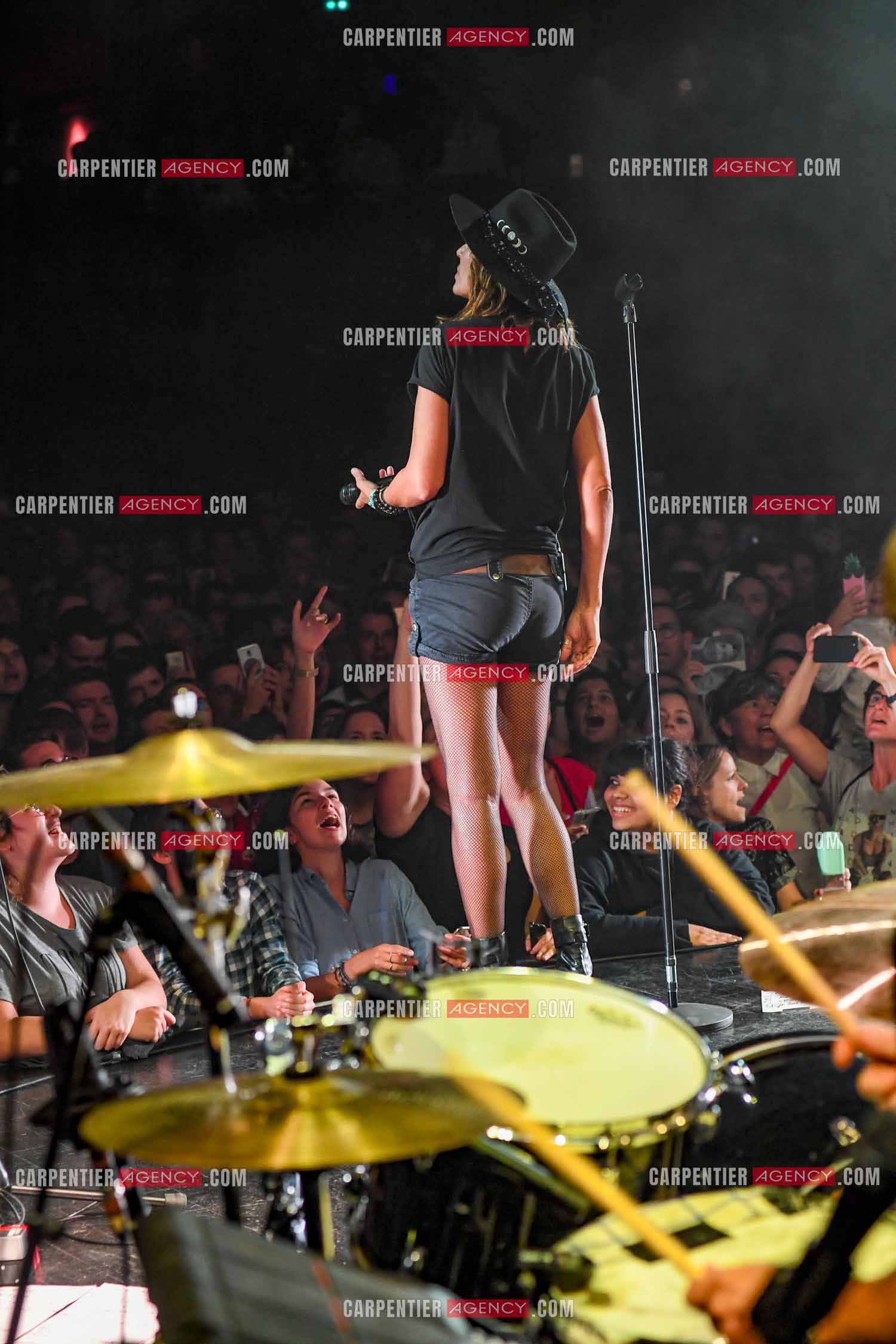 Concert au TRIANON “ POP-ROCK LIVE “ organisé par RTL2 le 05 Octobre 2018 à Paris. La chanteuse Zazie.    ( Exclusif )