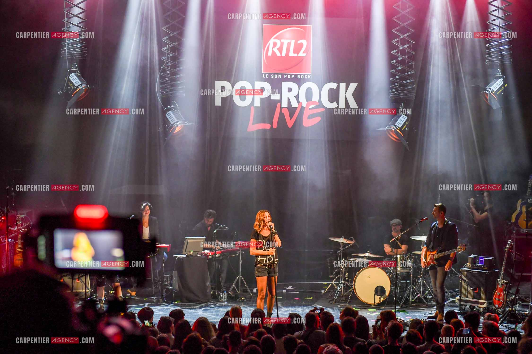 Concert au TRIANON “ POP-ROCK LIVE “ organisé par RTL2 le 05 Octobre 2018 à Paris. La chanteuse Zazie.    ( Exclusif )
