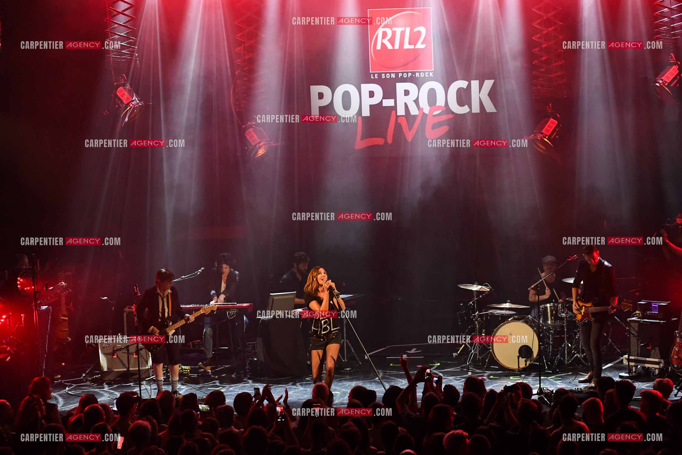 Concert au TRIANON “ POP-ROCK LIVE “ organisé par RTL2 le 05 Octobre 2018 à Paris. La chanteuse Zazie.    ( Exclusif )