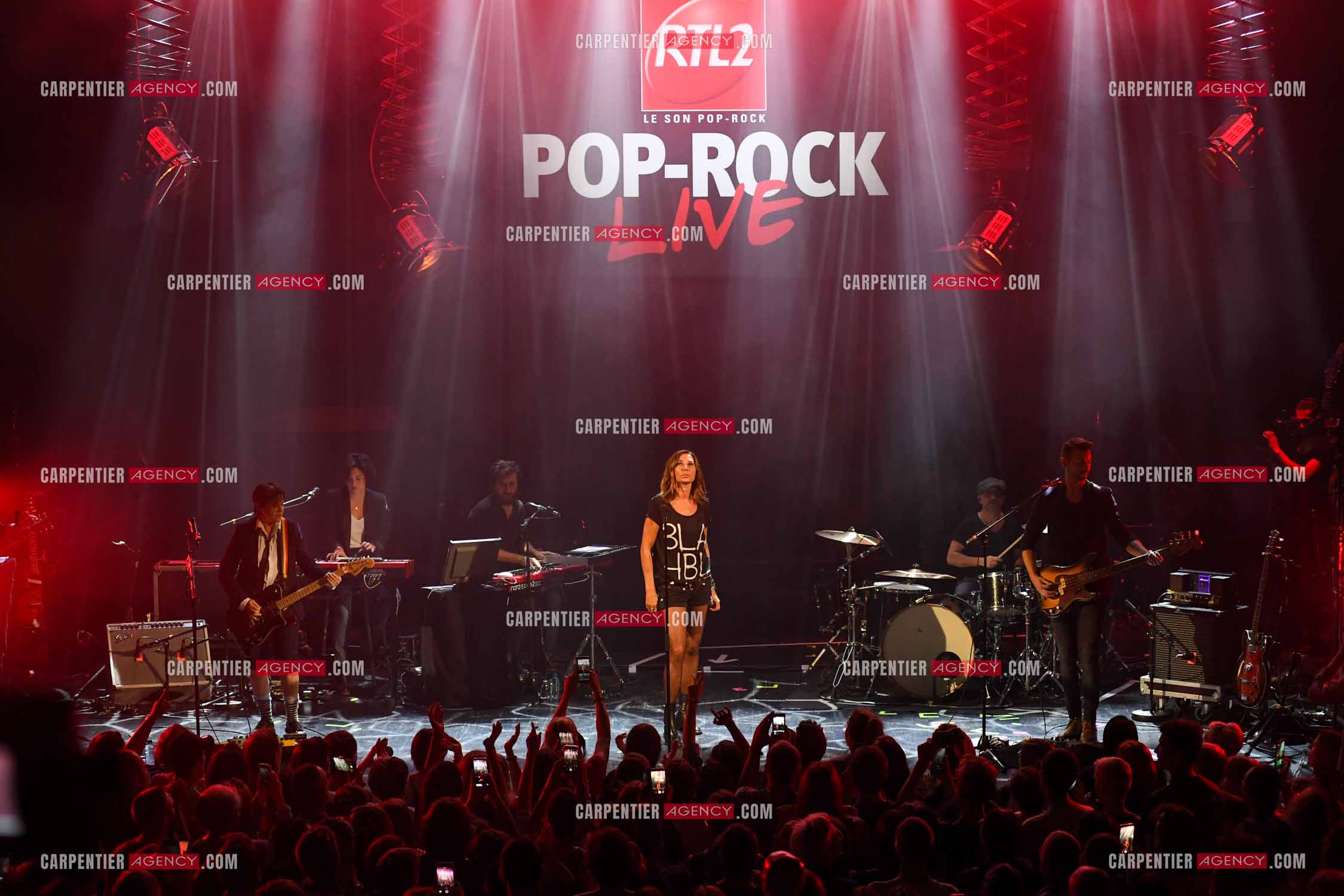 Concert au TRIANON “ POP-ROCK LIVE “ organisé par RTL2 le 05 Octobre 2018 à Paris. La chanteuse Zazie.    ( Exclusif )
