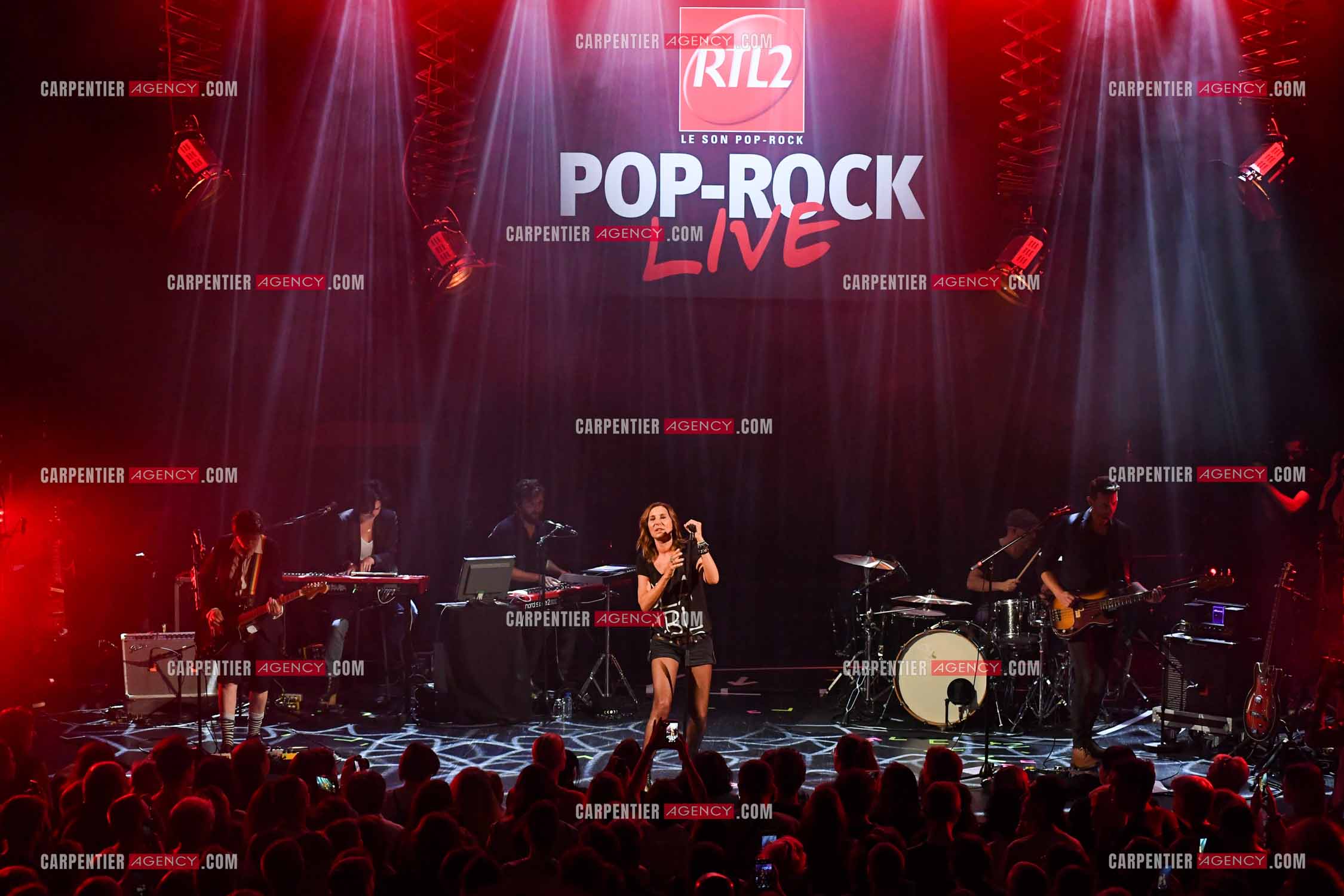 Concert au TRIANON “ POP-ROCK LIVE “ organisé par RTL2 le 05 Octobre 2018 à Paris. La chanteuse Zazie.    ( Exclusif )
