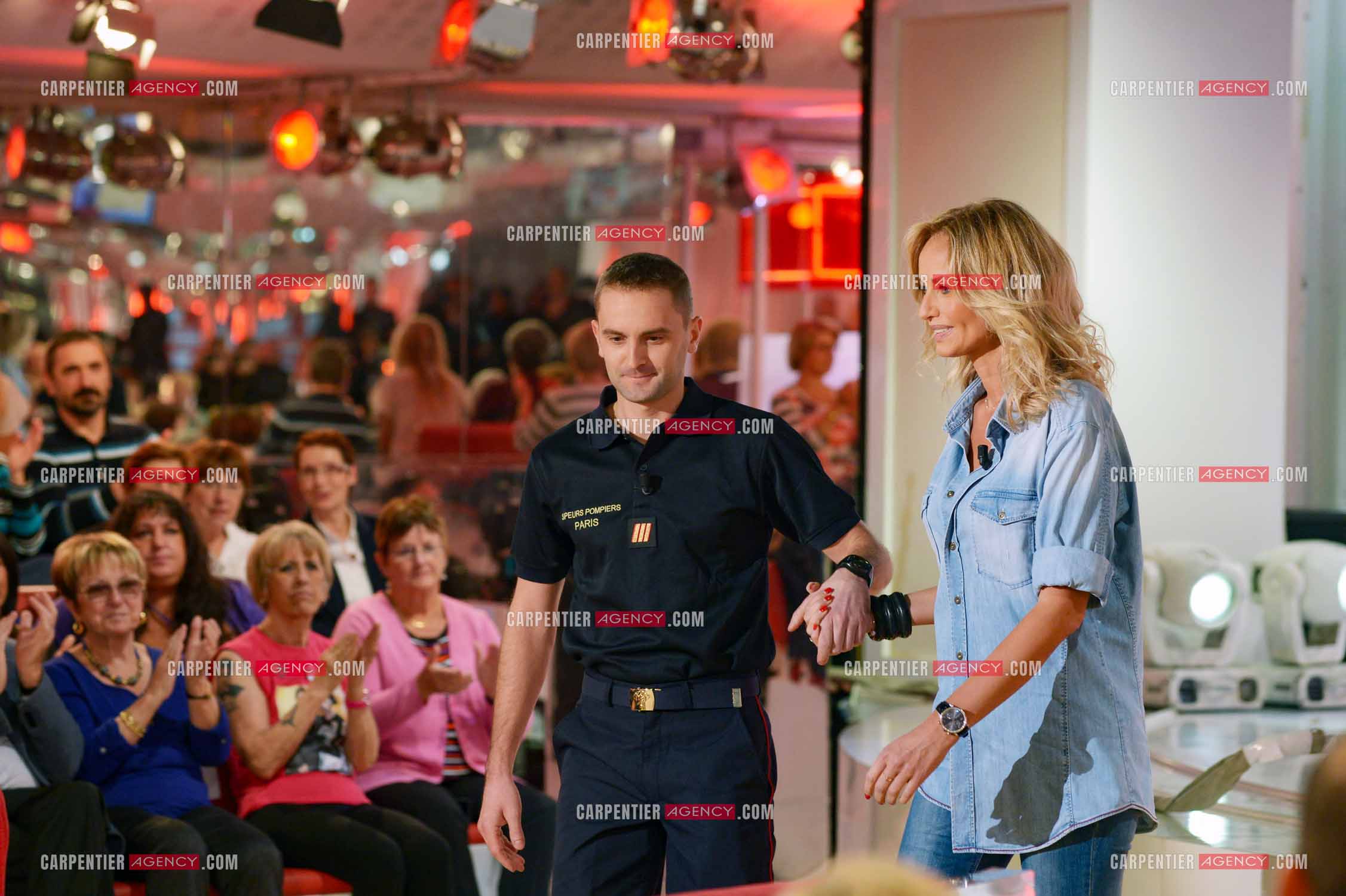 Le mannequin Adriana Karembeu invitée de l'émission “ Vivement Dimanche “.