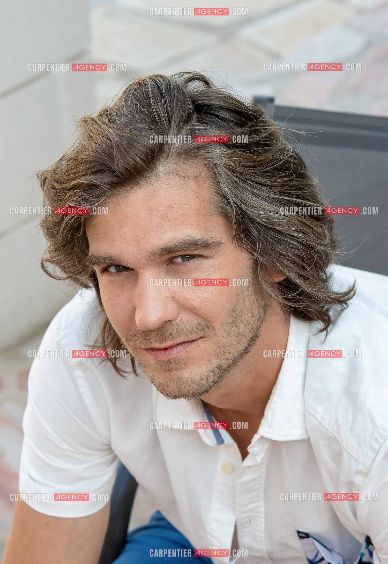 Portrait du ténor Amaury Vassili lors de ses vacances d'été a Toulon dans le Var.  ( Exclusif )