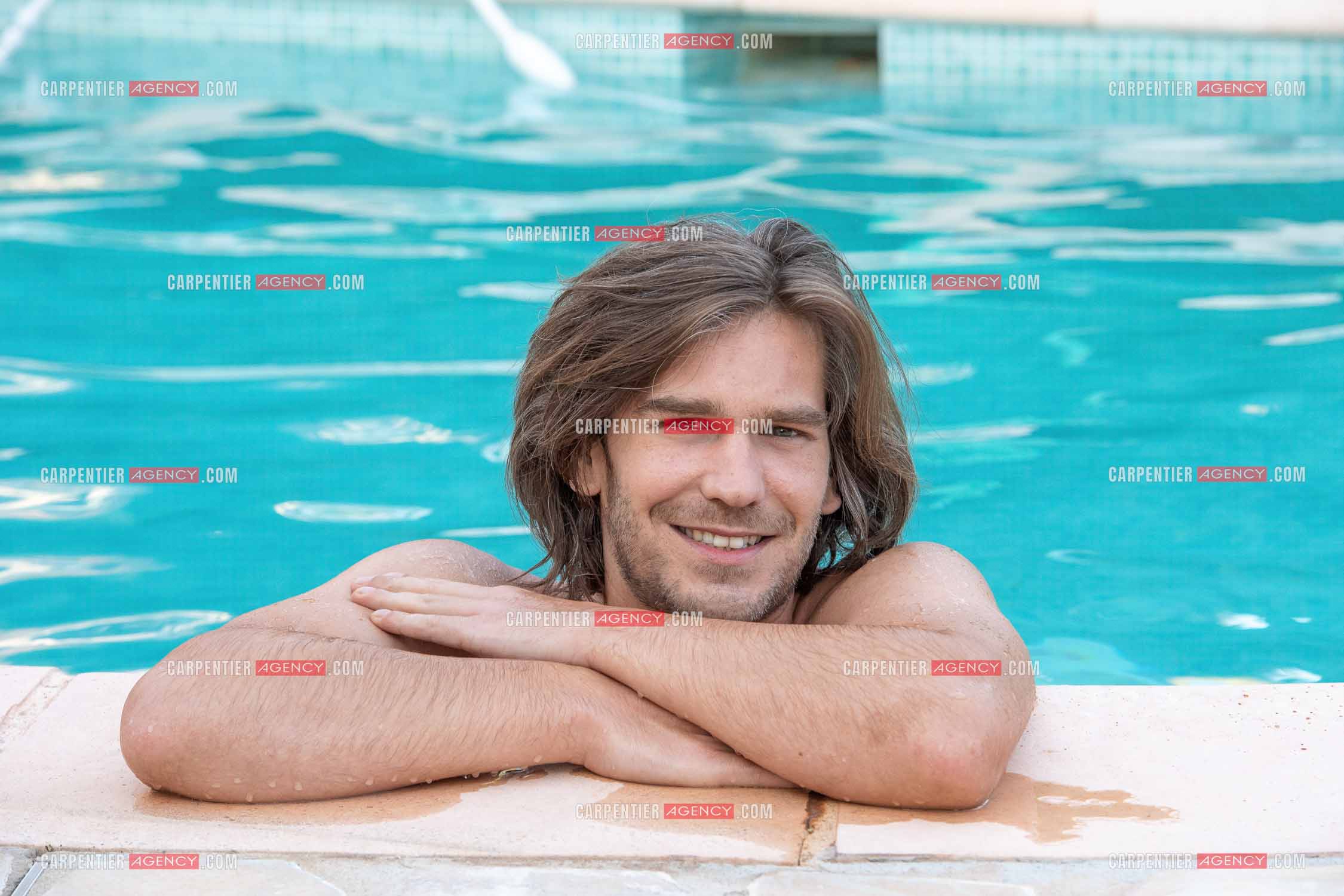 Le ténor Amaury Vassili lors de ses vacances d'été a Toulon dans le Var.  ( Exclusif )