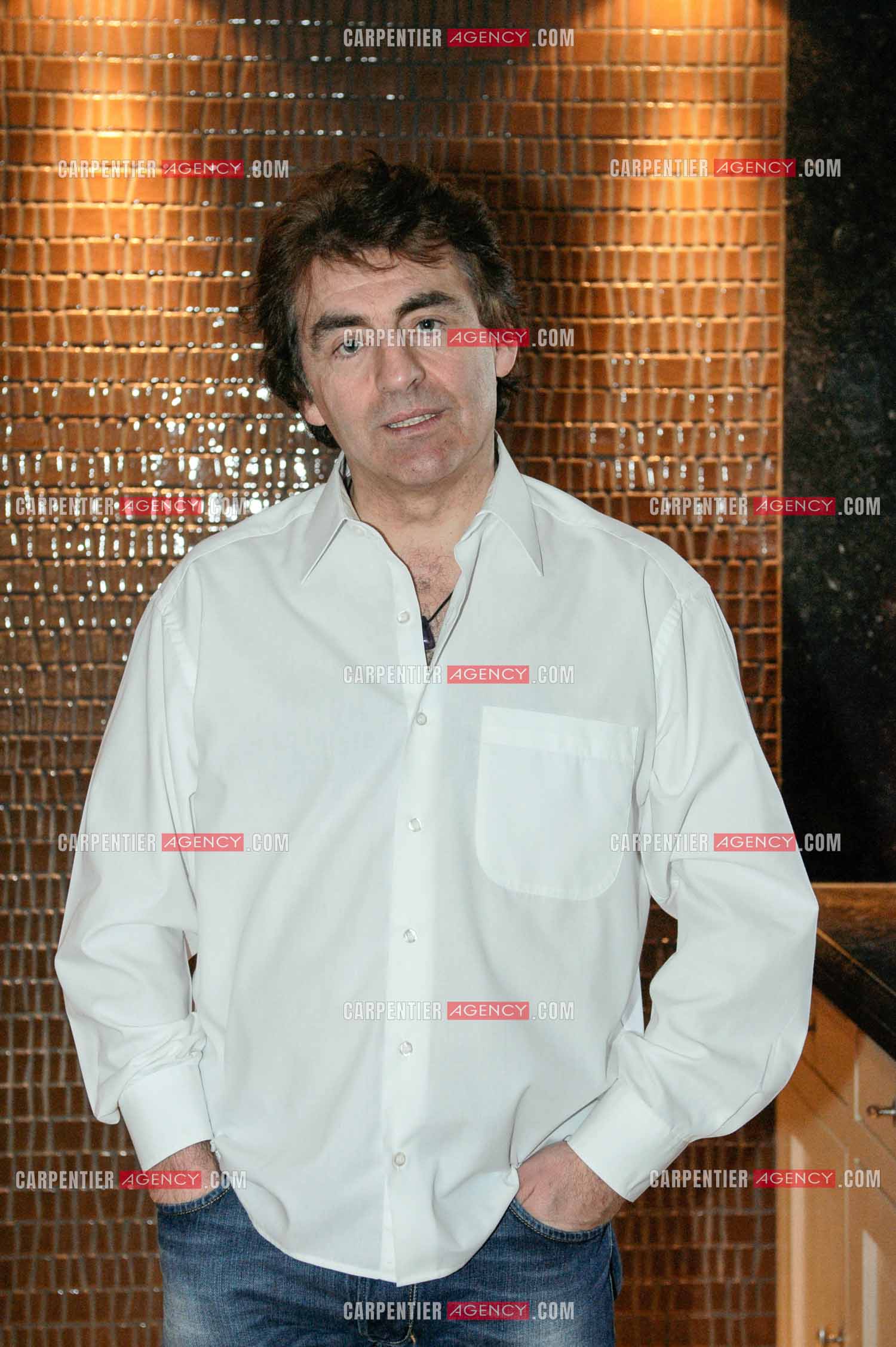 Le chanteur Claude Barzotti chez lui en Belgique en 2011.         ( Exclusif )
