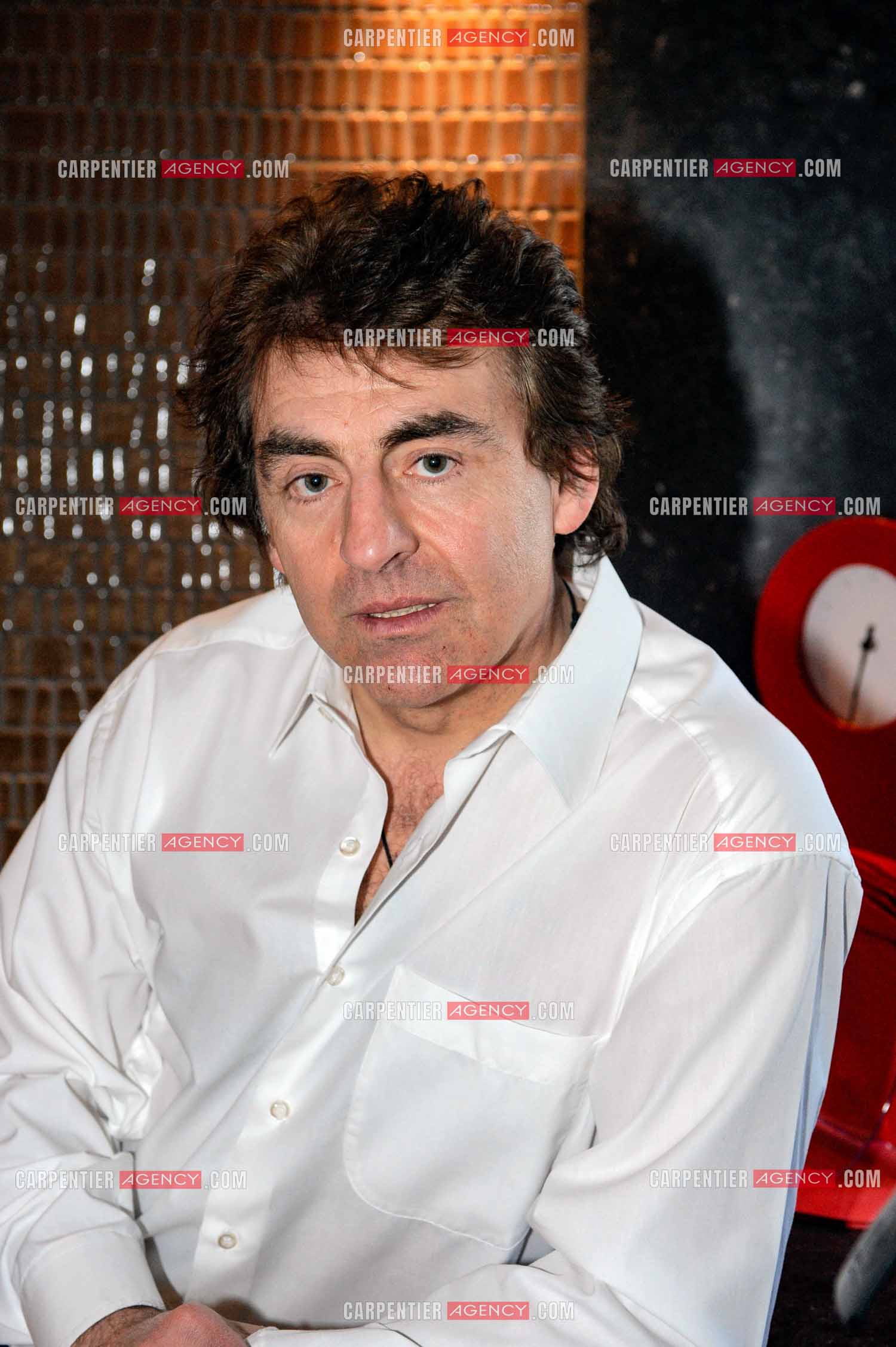 Le chanteur Claude Barzotti chez lui en Belgique en 2011.         ( Exclusif )