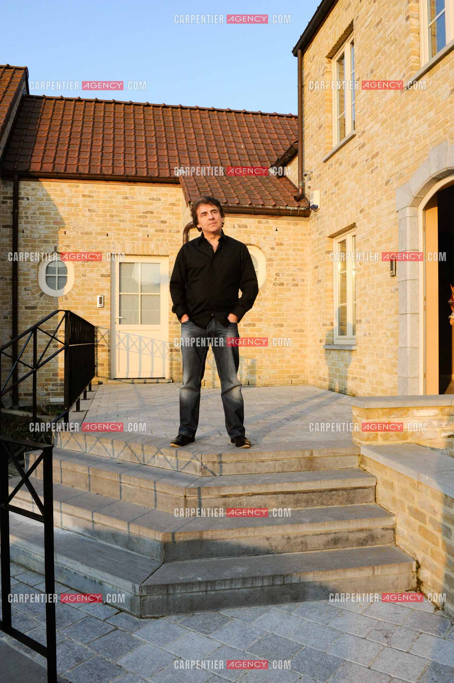 Le chanteur Claude Barzotti chez lui en Belgique en 2011.         ( Exclusif )