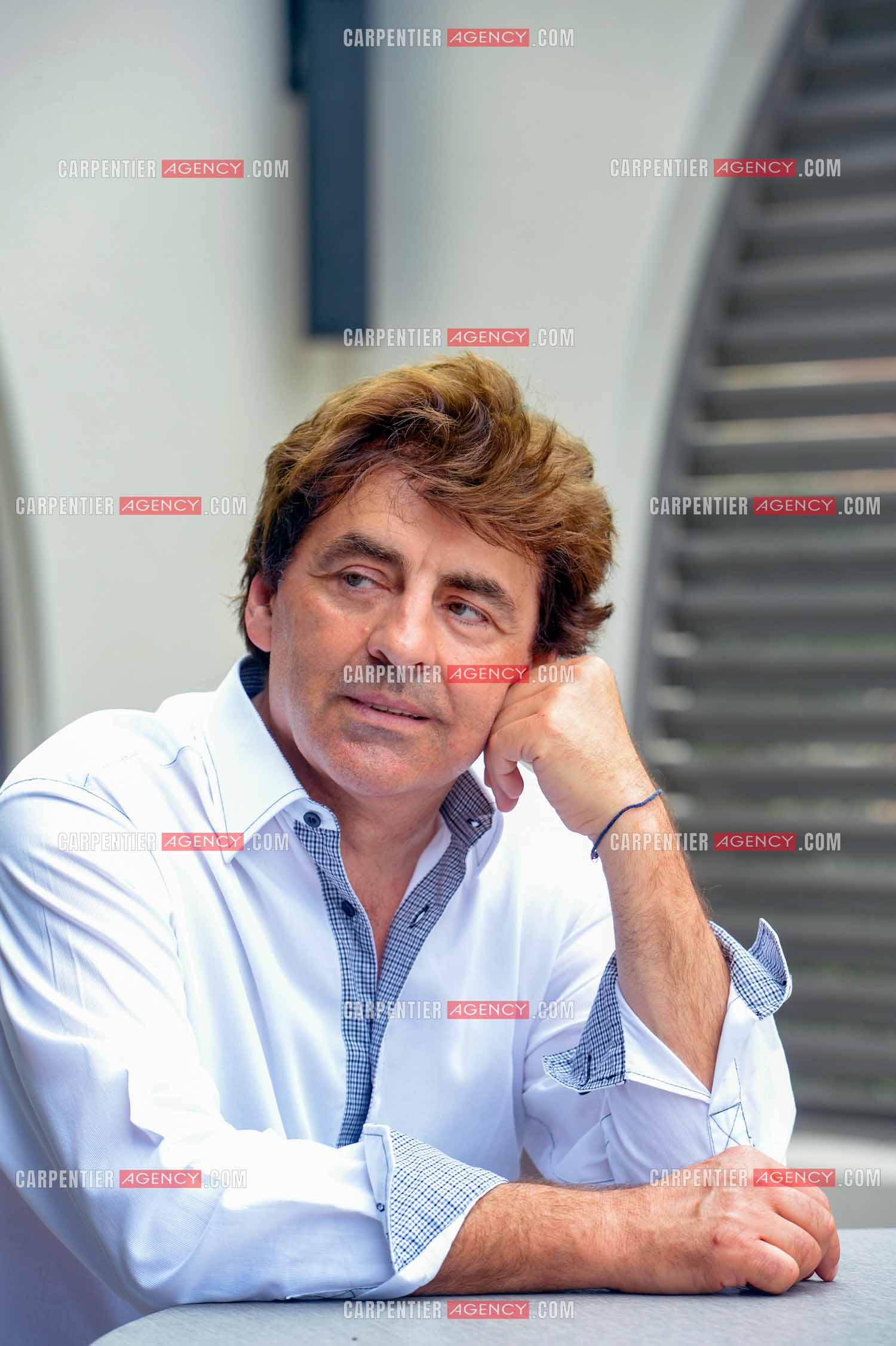 Le chanteur Claude Barzotti lors de ses vacances a Agde en 2013.         ( Exclusif )