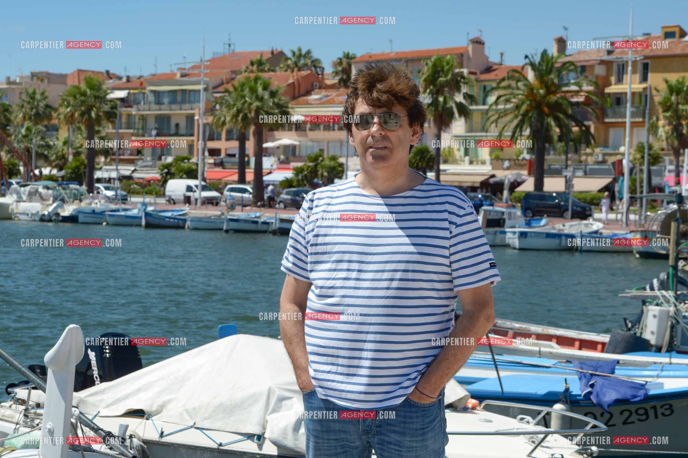 Le chanteur Claude Barzotti sur le port de Bandol dans le Var en 2013.         ( Exclusif )