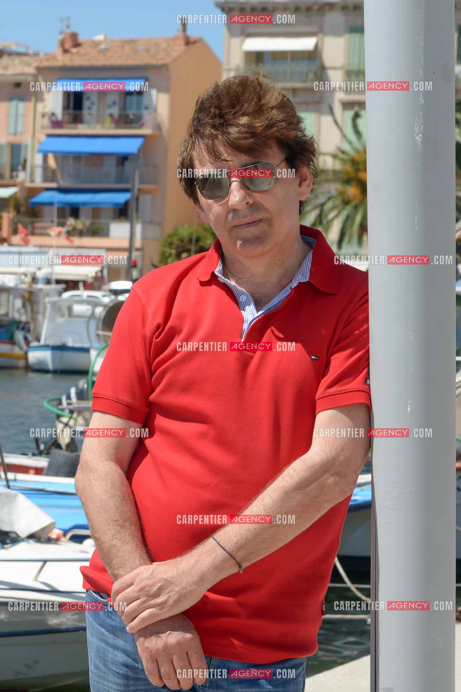 Le chanteur Claude Barzotti sur le port de Bandol dans le Var en 2013.         ( Exclusif )