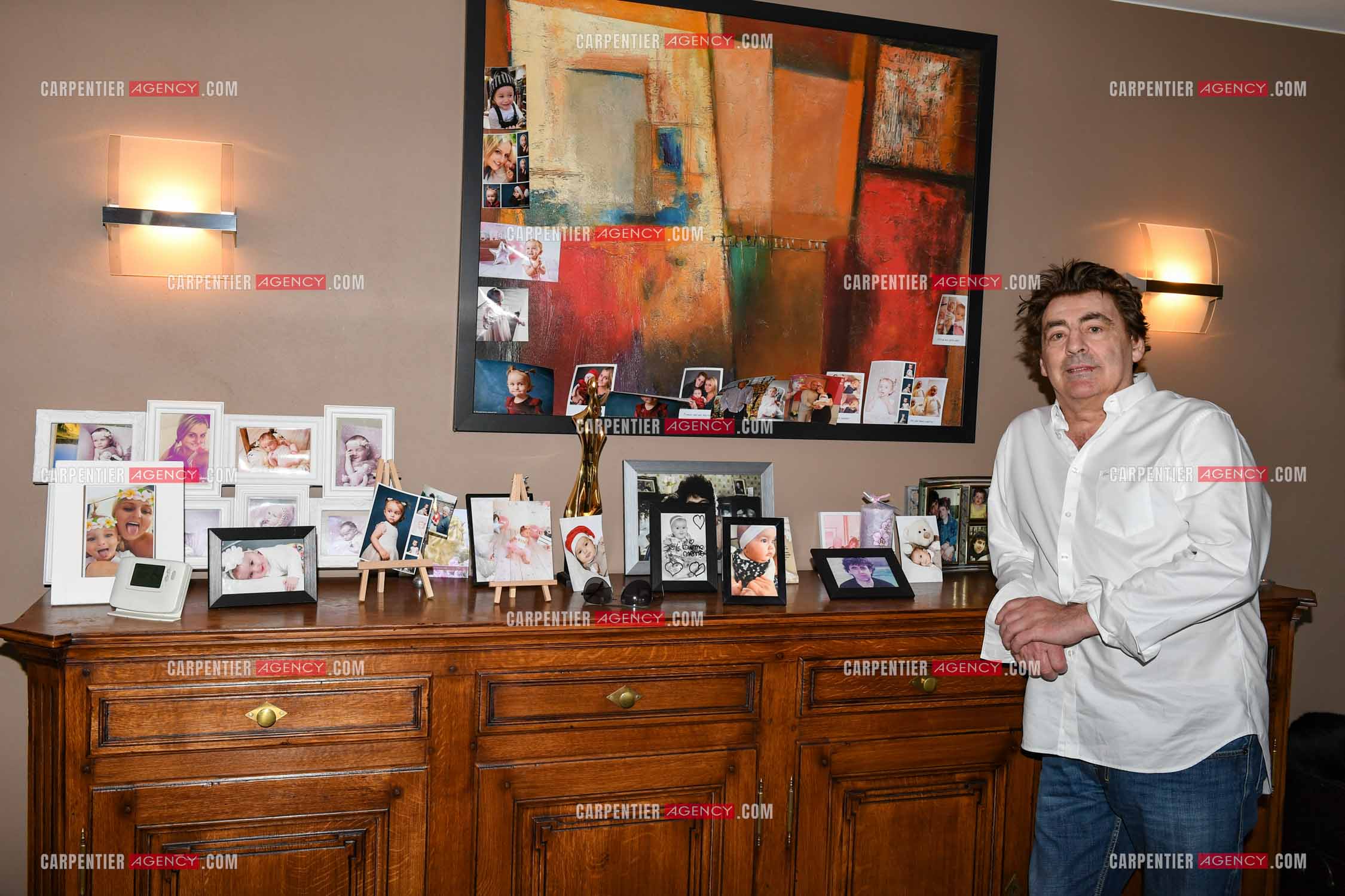 Le chanteur Claude Barzotti chez lui en Belgique en 2019.         ( Exclusif )