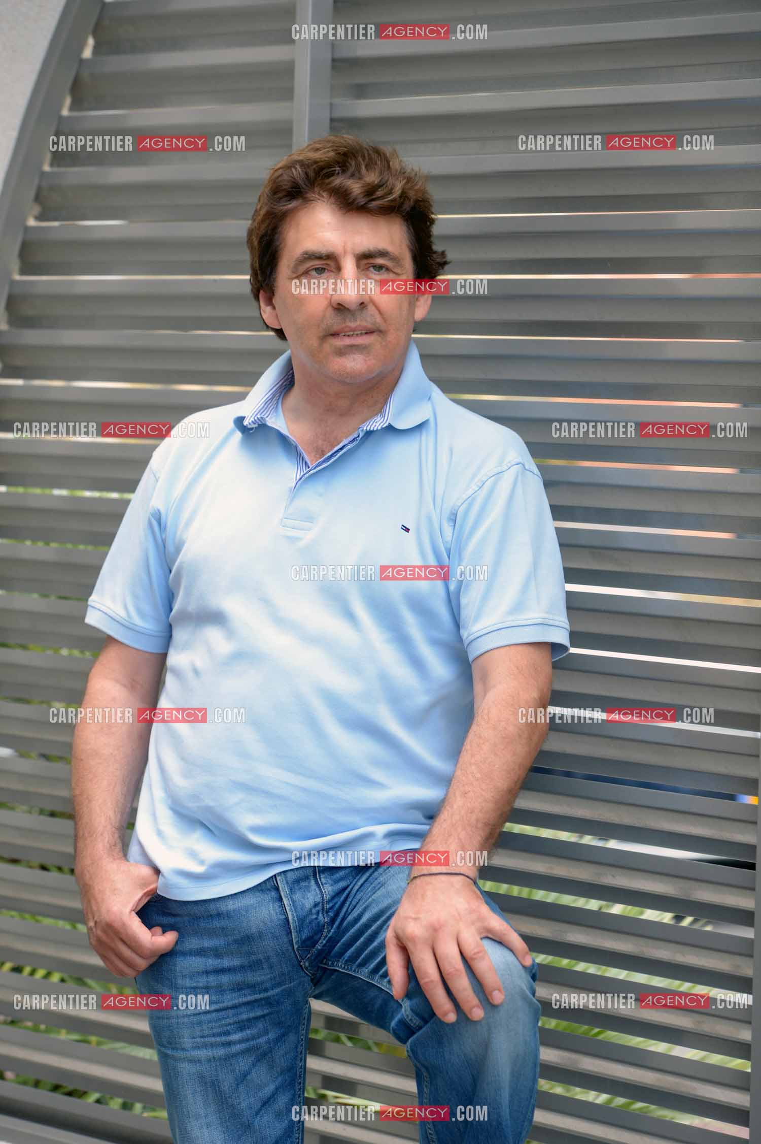 Le chanteur Claude Barzotti lors de ses vacances a Agde en 2013.         ( Exclusif )