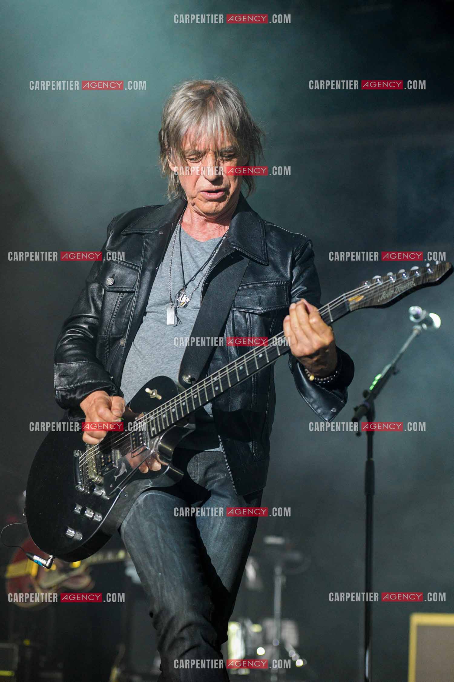 Le chanteur Jean-Louis Aubert  en concert pour le festival du château de Solliès-Pont en 2021.   ( Exclusif )
