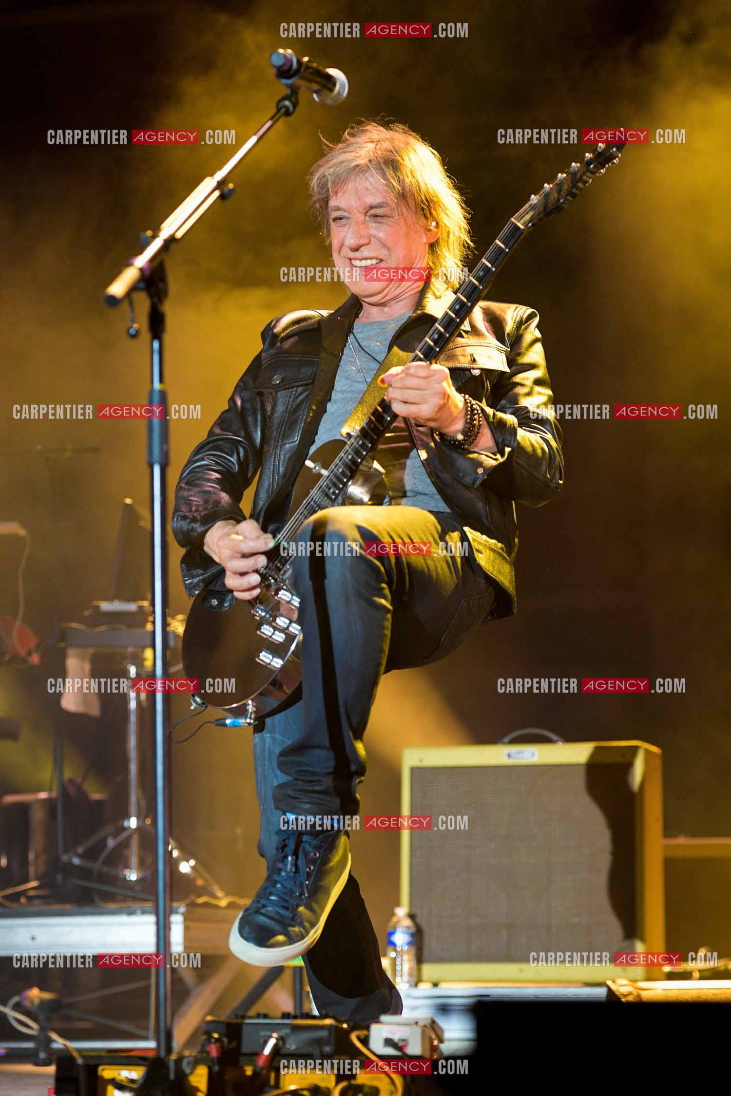 Le chanteur Jean-Louis Aubert  en concert pour le festival du château de Solliès-Pont en 2021.   ( Exclusif )