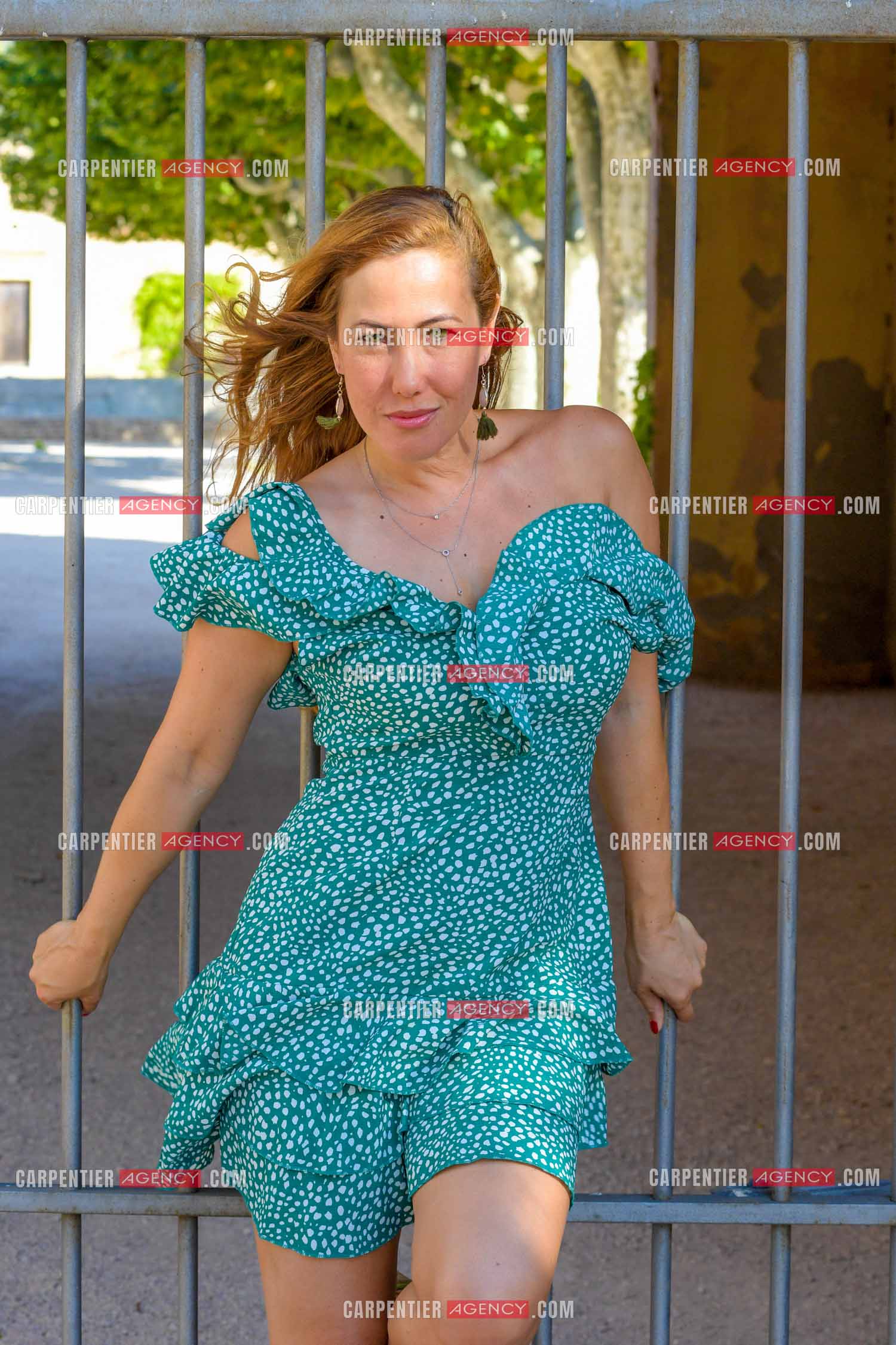 L'actrice Myriam Charleins dans le Var. ( Exclusif )