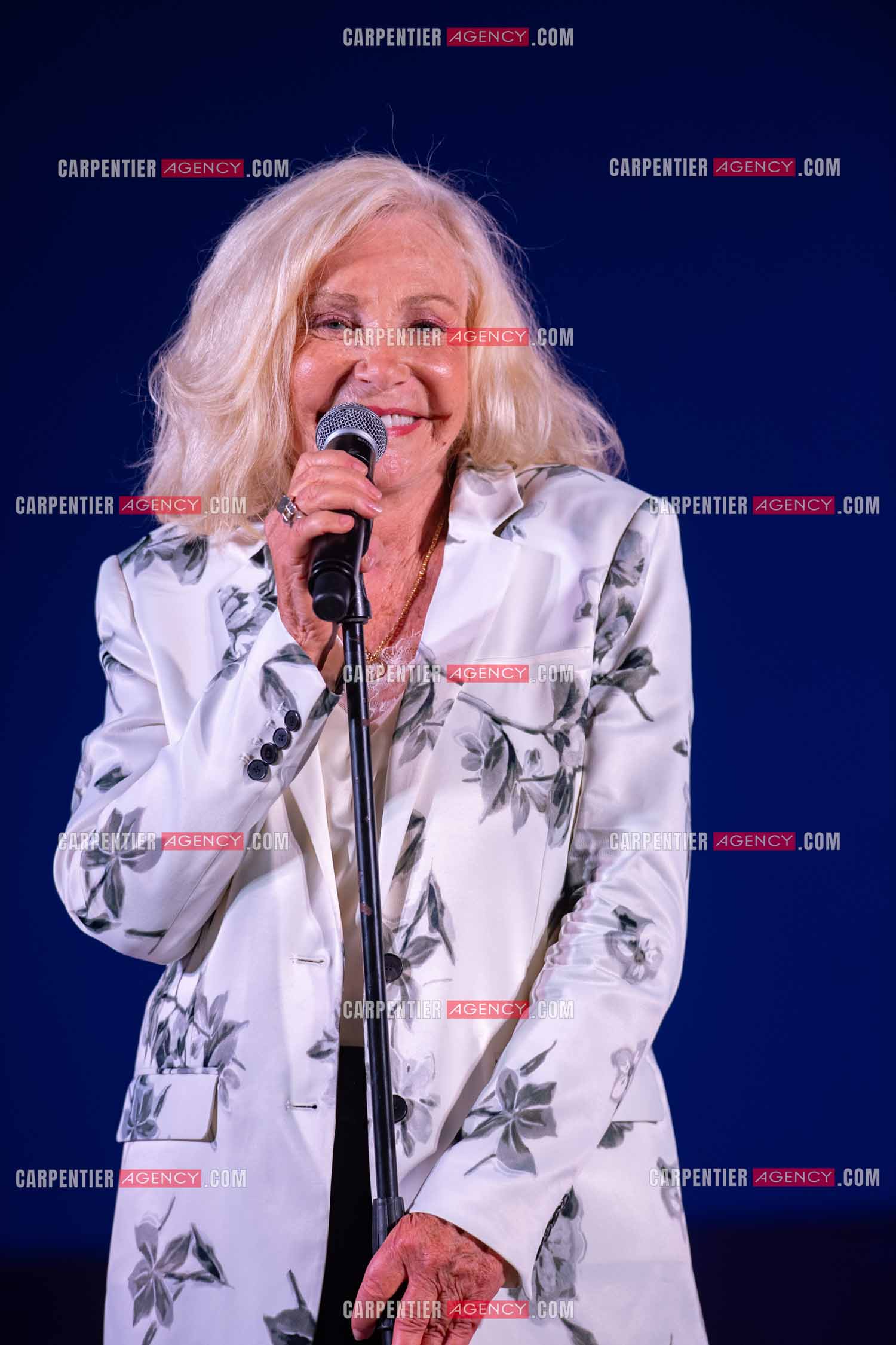 La chanteuse Michèle Torr en concert au plan d'Orgon le 19 août 2023. ( Exclusif )