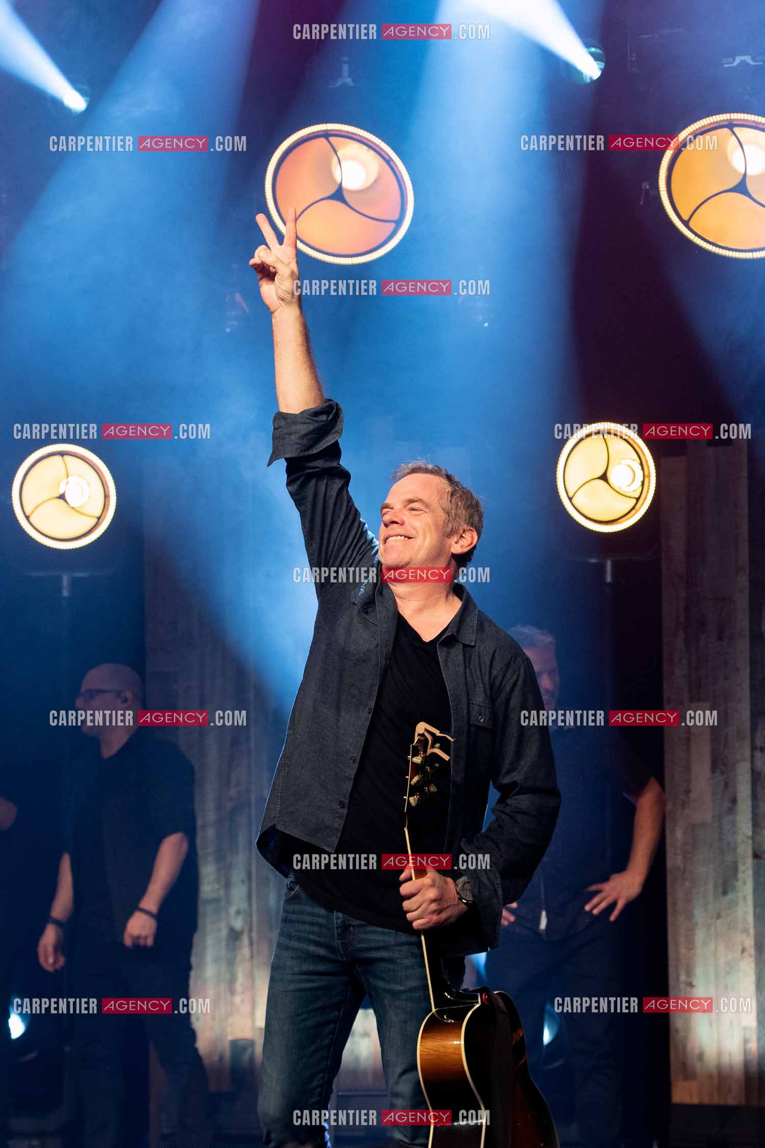 Le chanteur Pierre Garand dit Garou termine sa tournée Française de 2022 à Sanary-sur-Mer.      ( Exclusif )