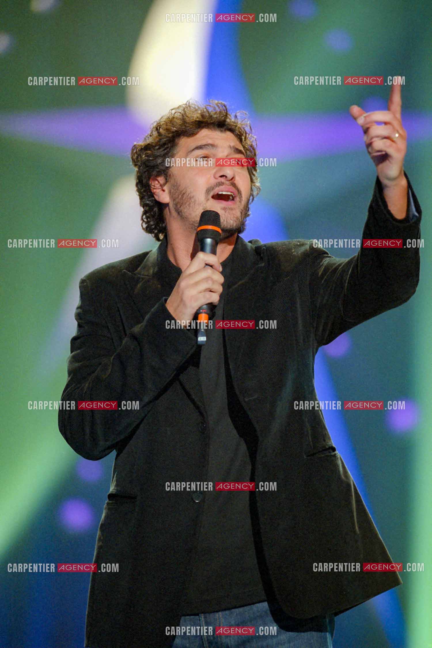 Le chanteur Danièl Lévi en concert le 20 Sept 2000.  ( Exclusif )