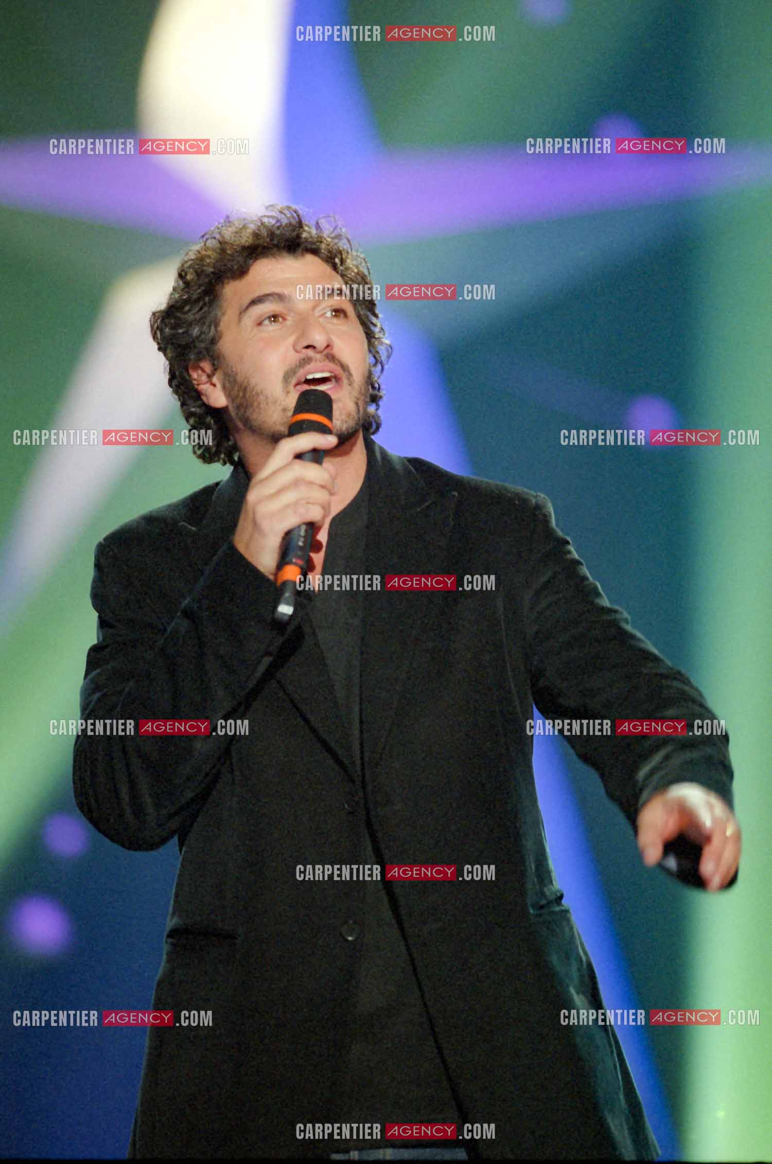 Le chanteur Danièl Lévi en concert le 20 Sept 2000.  ( Exclusif )