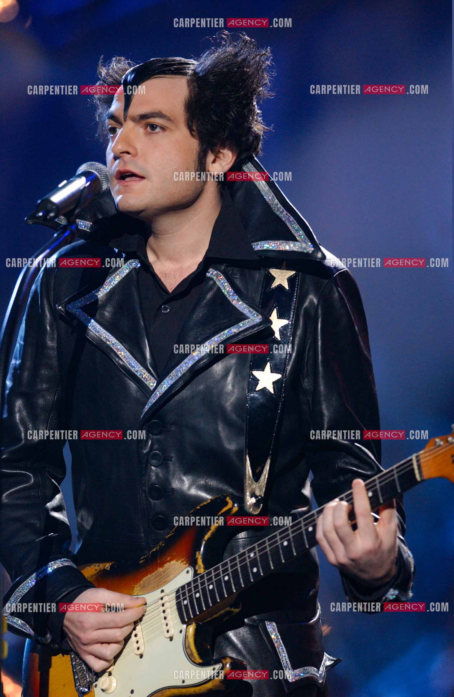 Le chanteur Matthieu Chedid dit “M“ lors de son concert au Zénith de Paris en 2005.  ( Exclusif )