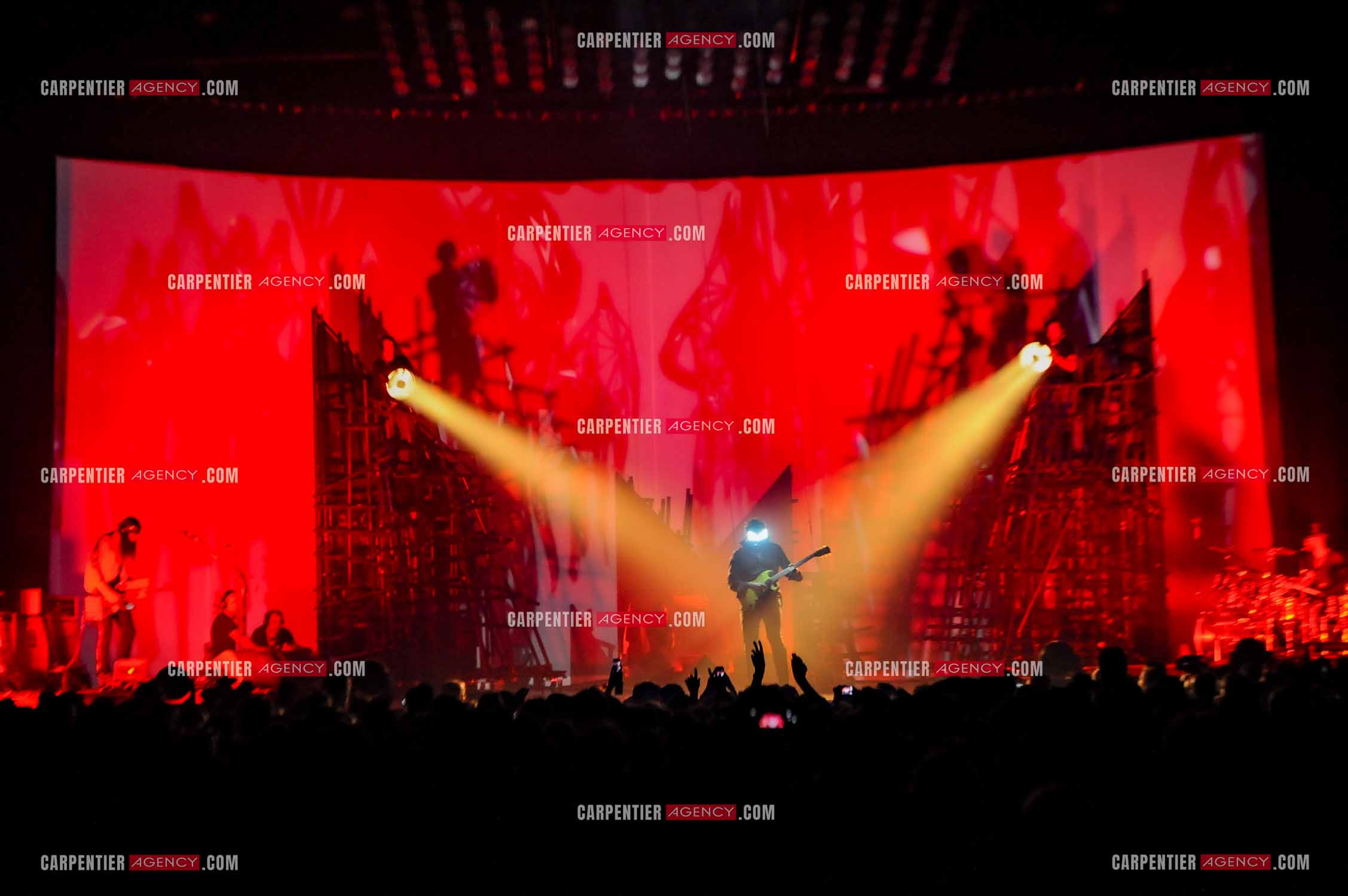 Le chanteur Matthieu Chedid dit “M“ lors de son concert au Zénith de Paris en 2013.  ( Exclusif )