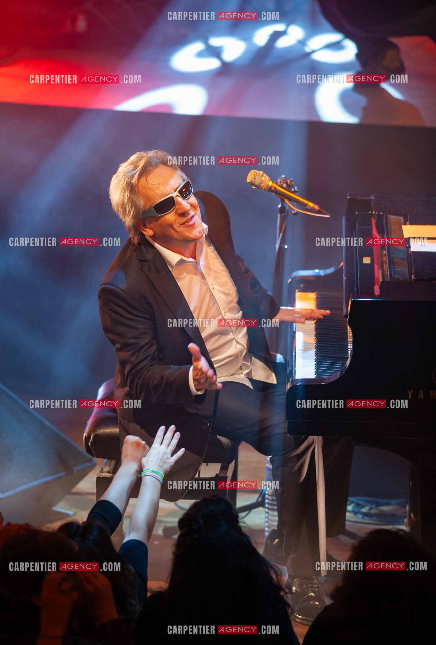 Le chanteur Gilbert Montagné en concert à la salle Gaveau pour trois soirs en 2010.    ( Exclusif )
