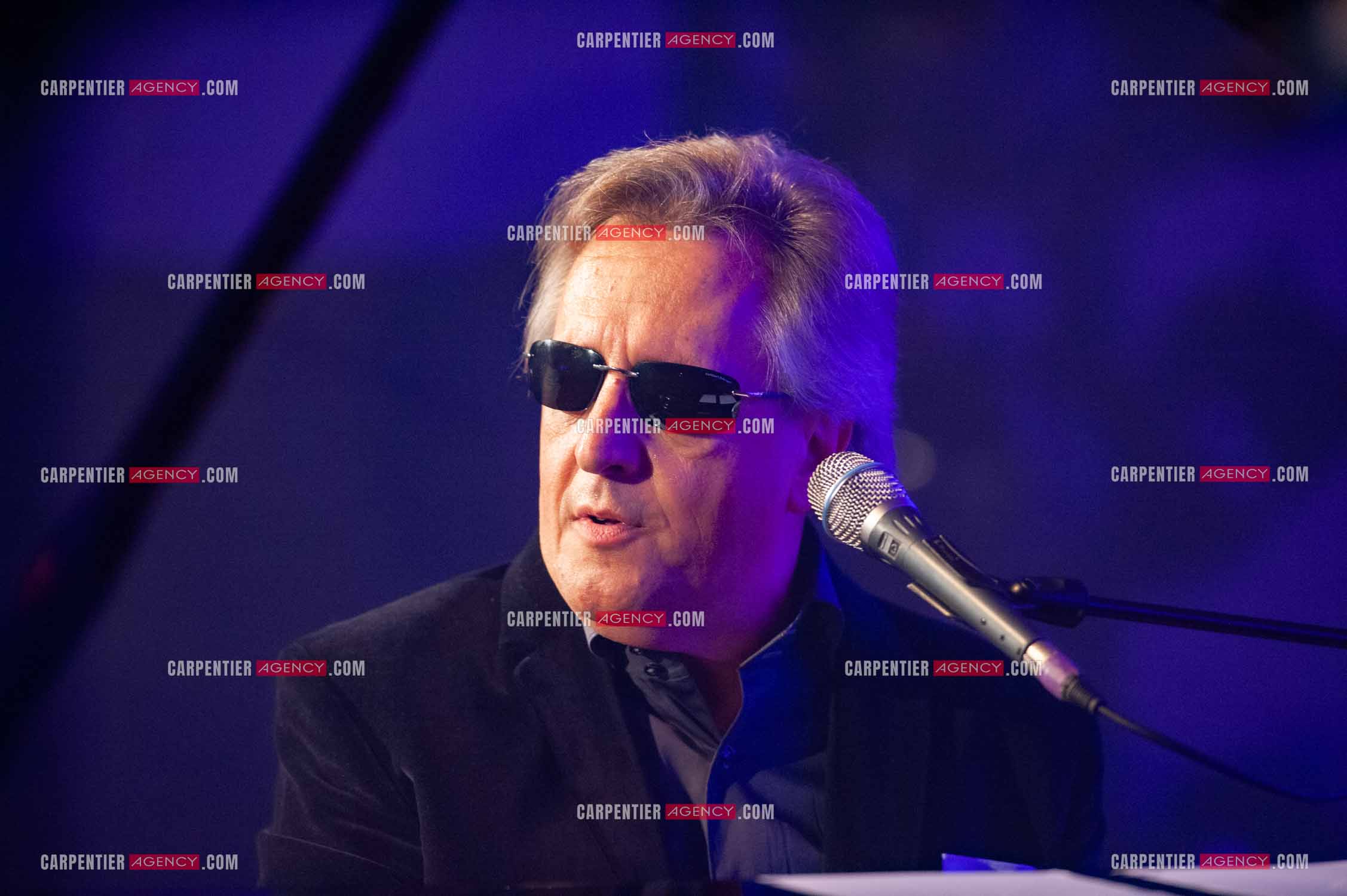 Le chanteur Gilbert Montagné en concert à la salle Gaveau pour trois soirs en 2010.    ( Exclusif )