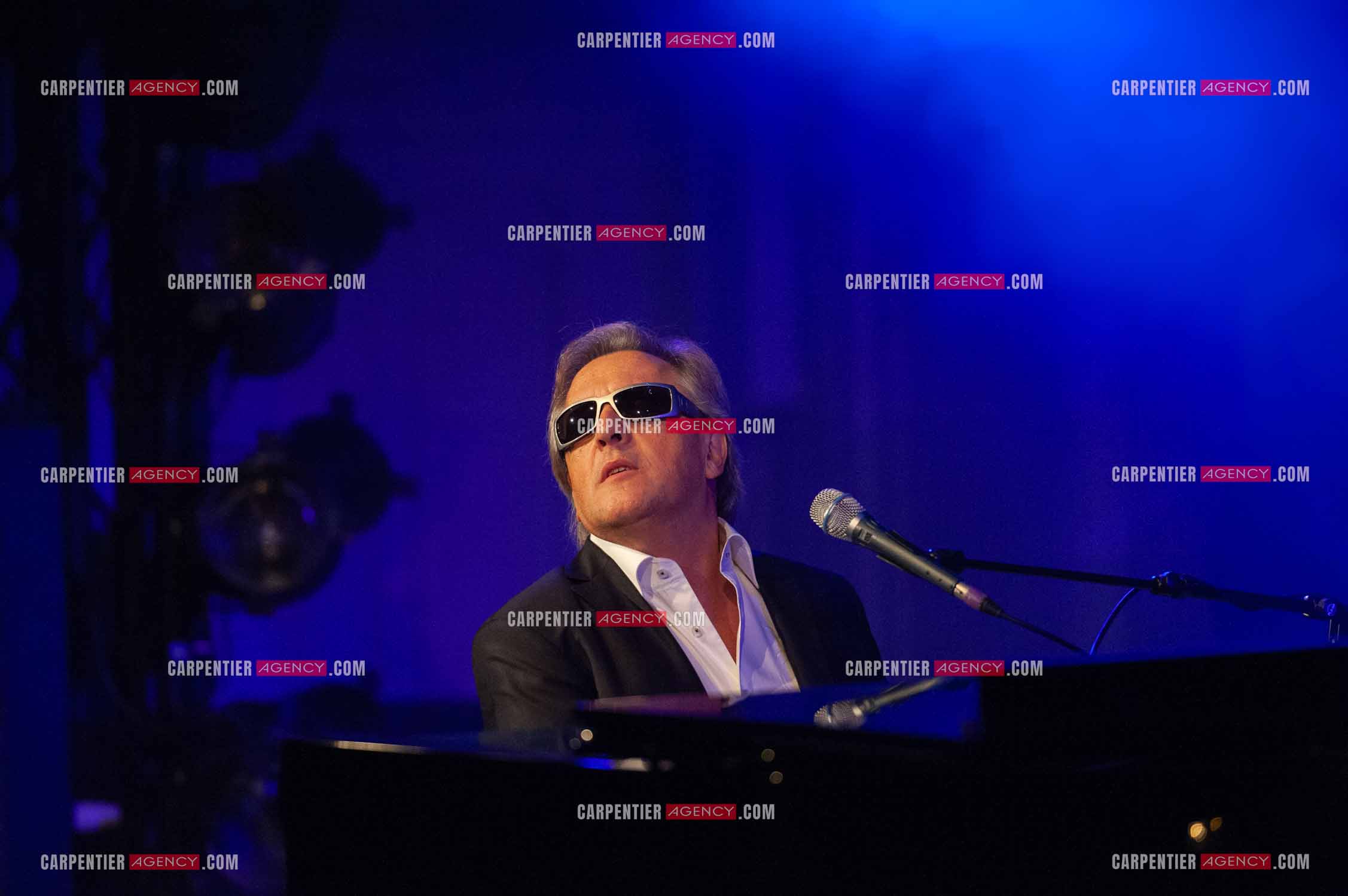 Le chanteur Gilbert Montagné en concert à la salle Gaveau pour trois soirs en 2010.    ( Exclusif )