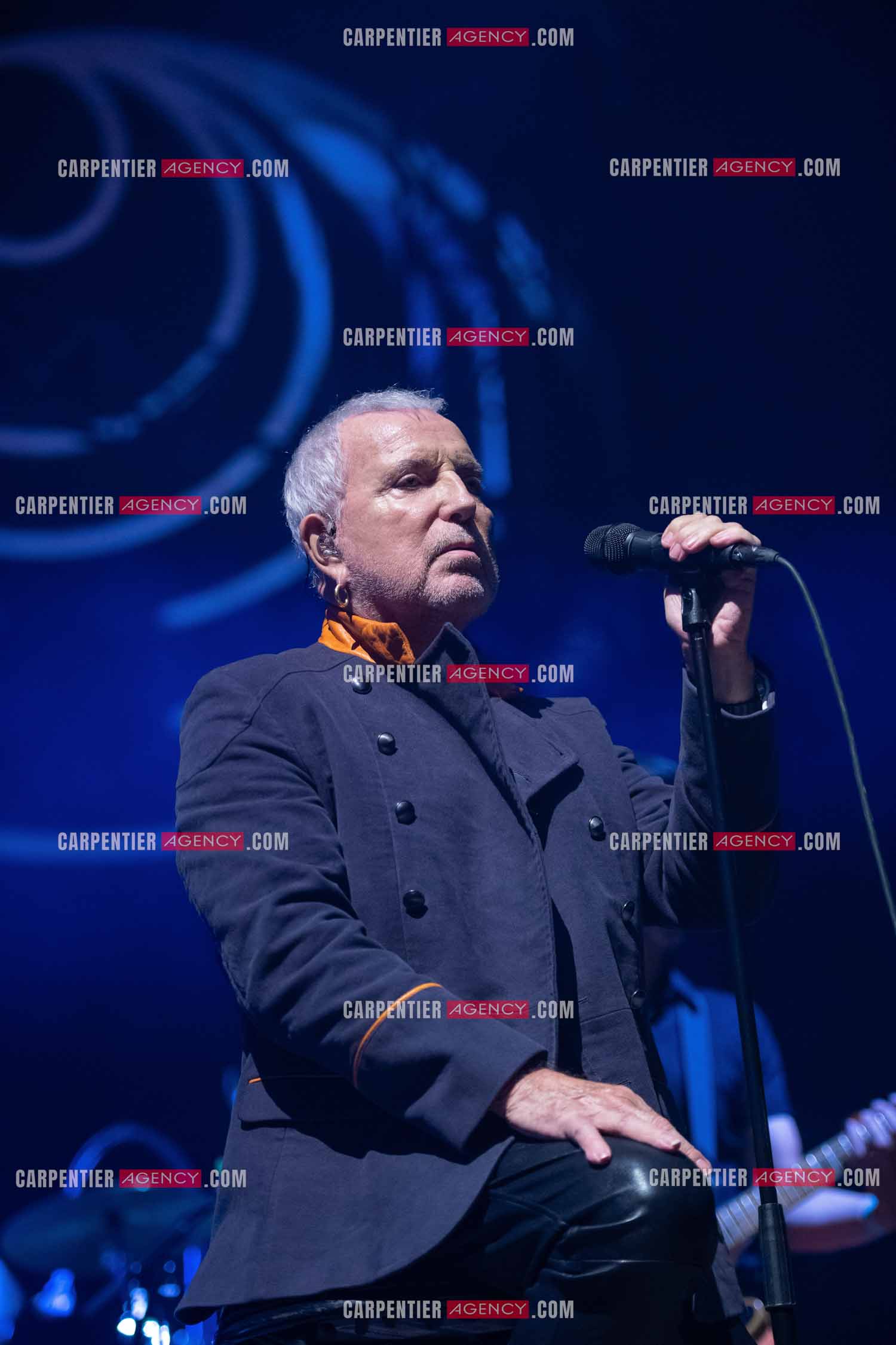 Le chanteur Bernard Lavilliers en concert pour le festival de Solliès-Pont en Juillet 2022.   ( Exclusif )