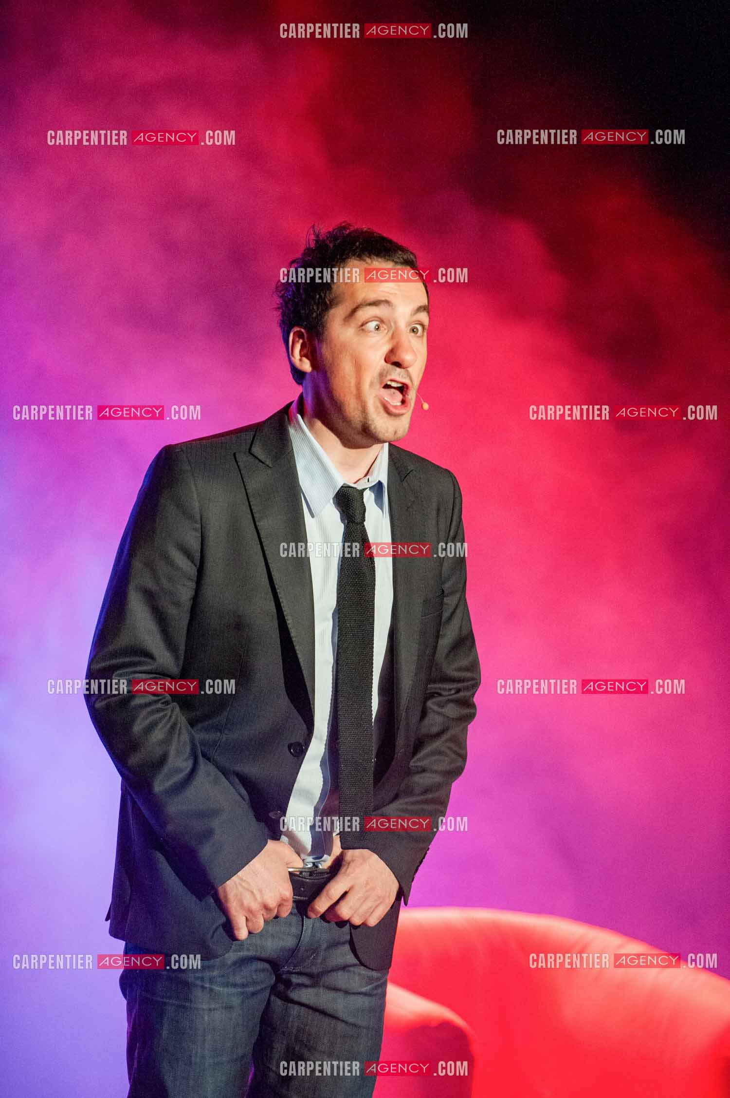 L'humoriste Jérôme Daran lors de son spectacle à Melun en 2010.  ( Exclusif )